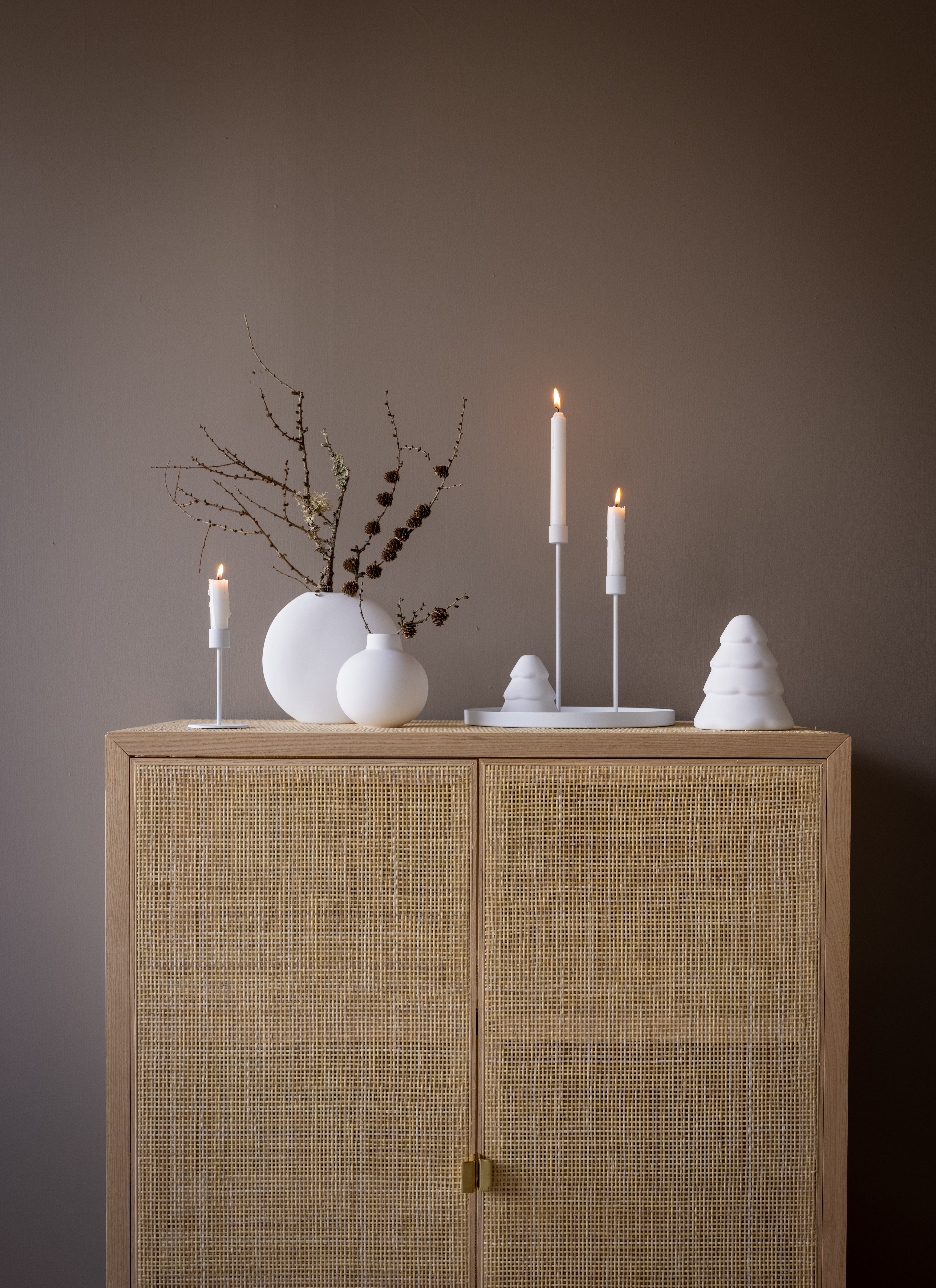 Cooee Design Ljusstake White 13cm