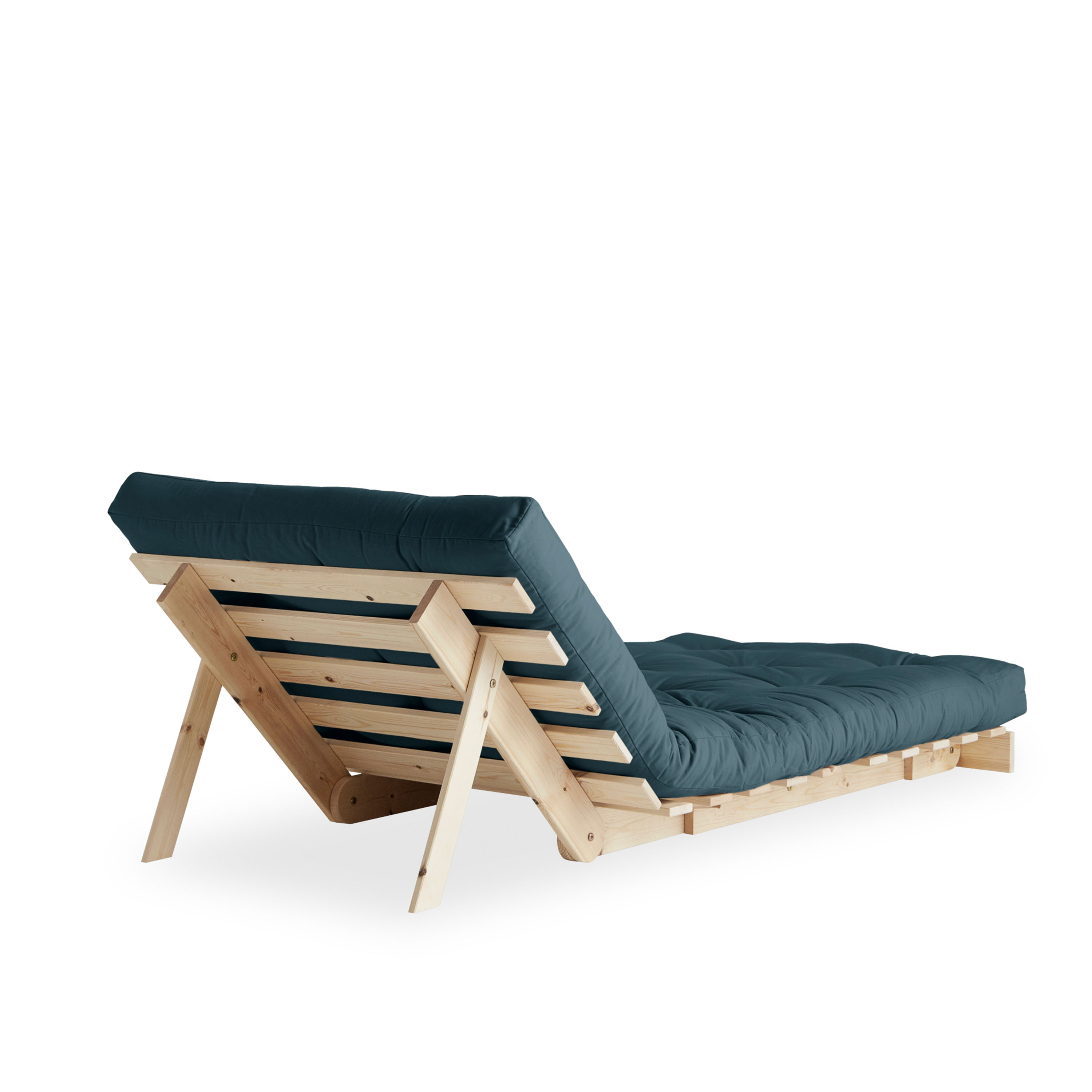 Karup Design Roots Nojatuoli Luonnollinen/Petrol Blue 90 cm