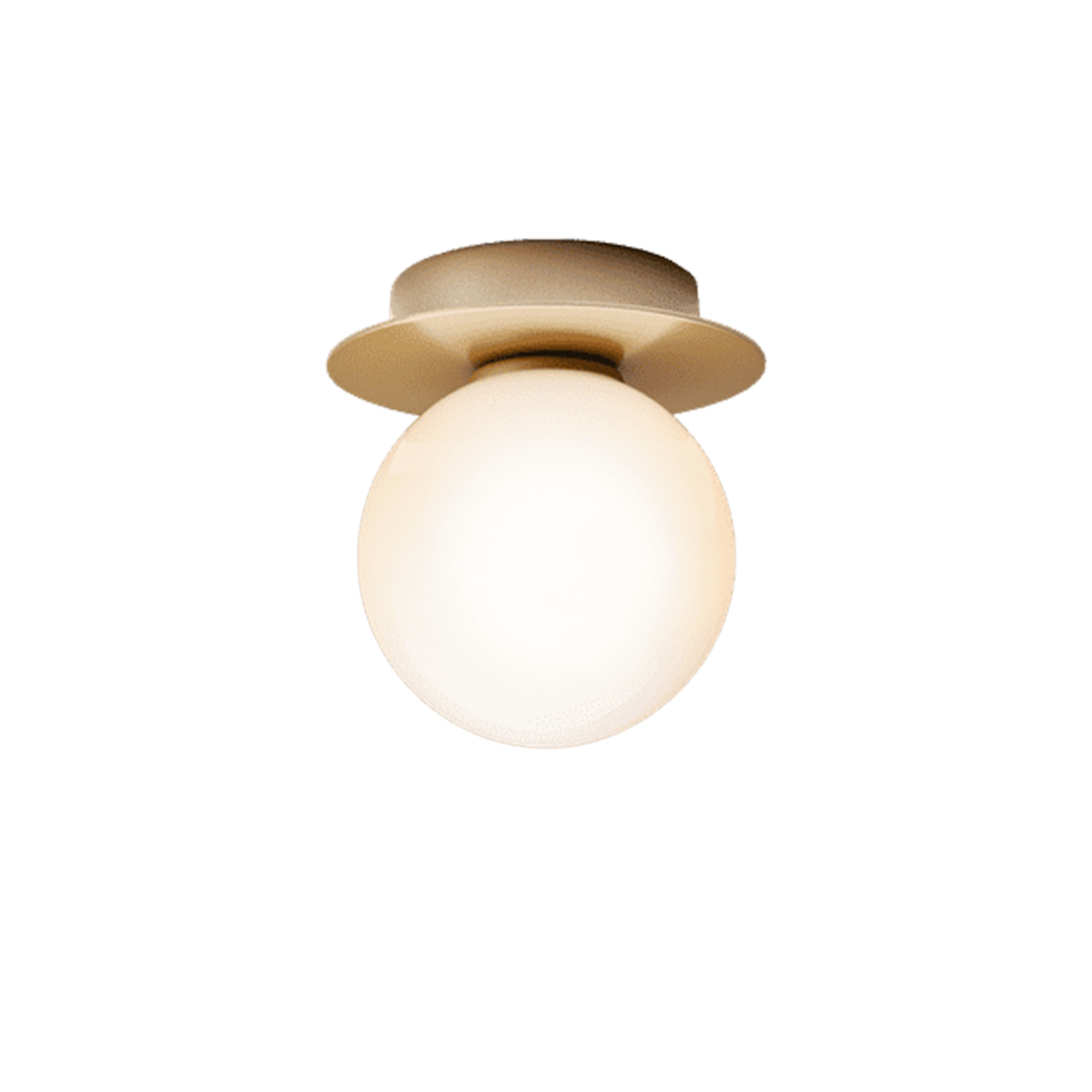 Nuura Liila 1 Vägg/Taklampa Nordic Gold/Opal Small