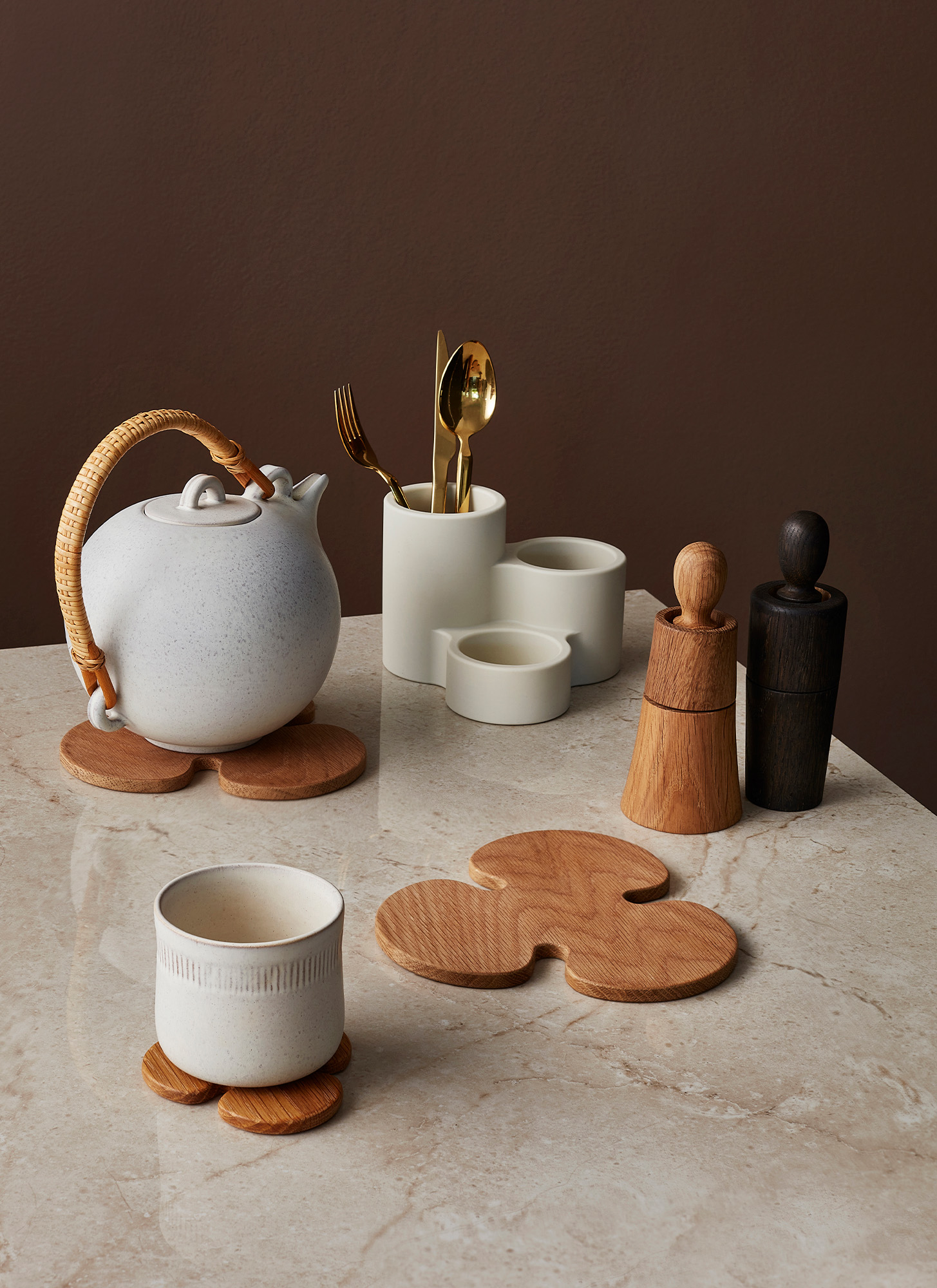 Spring Copenhagen Mr Pepper Mini Pfeffermühle Eiche 17,5cm