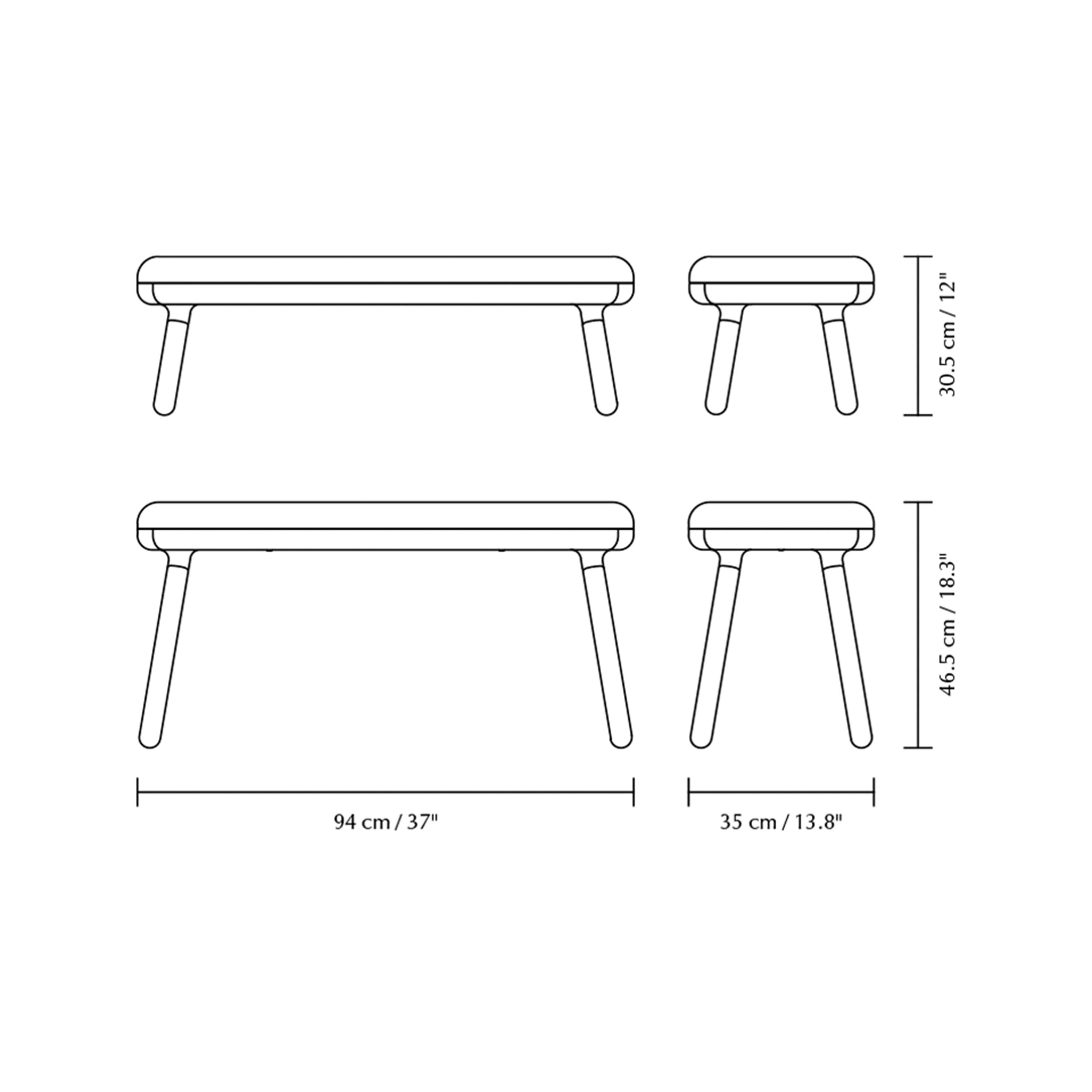 Umage Paff Sitzbank White Sands Hoch