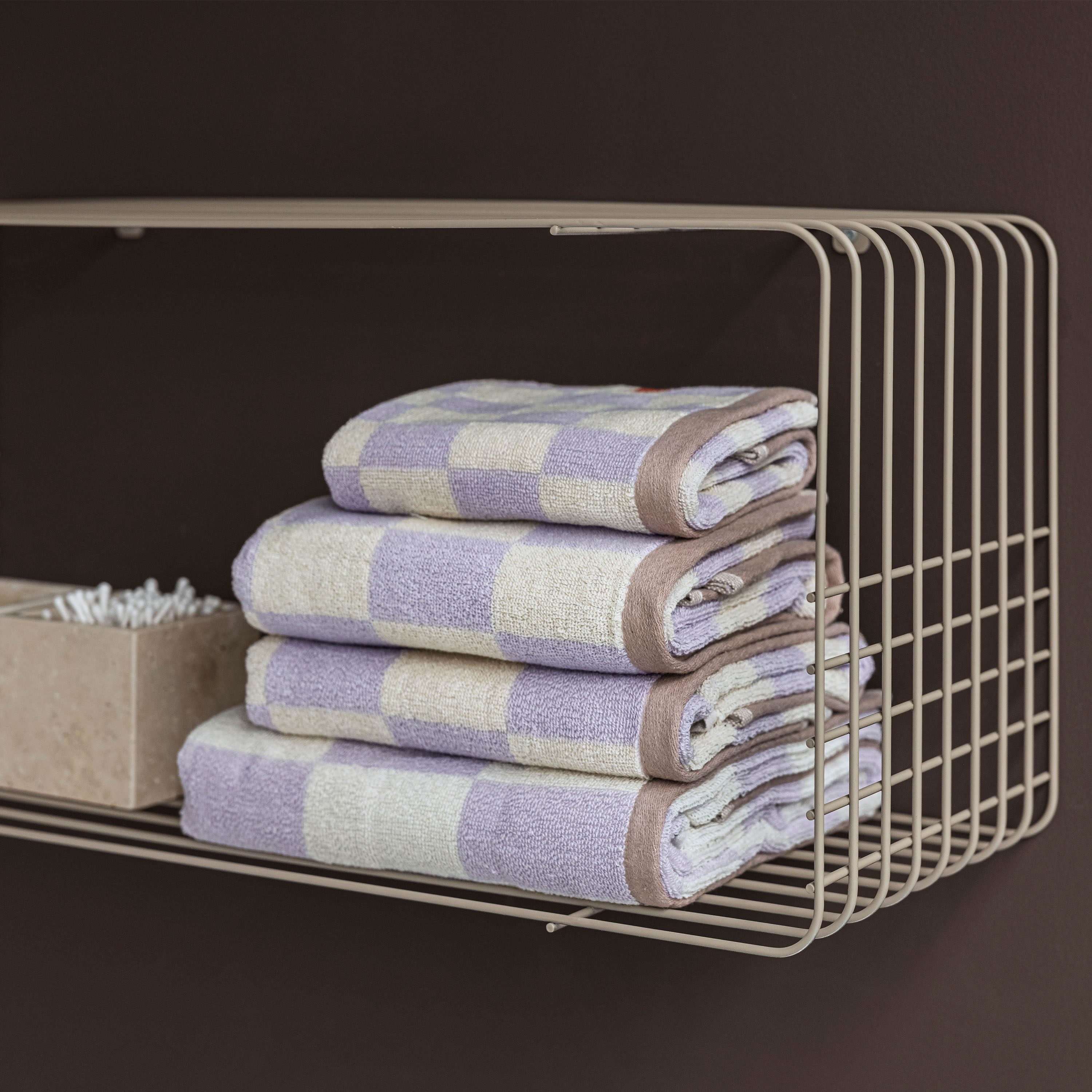 Mette Ditmer Wire Hylle Sand 70x31