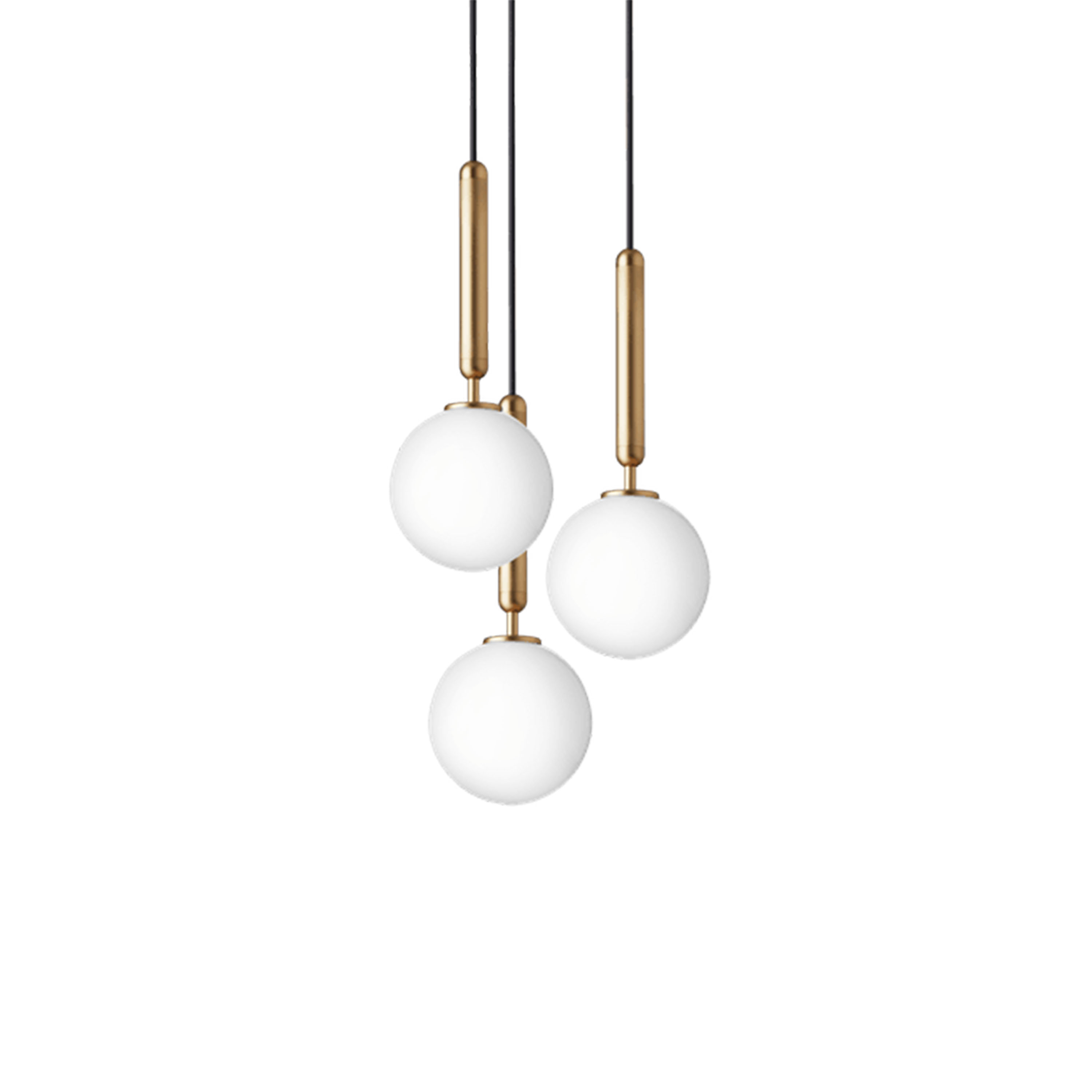 Miira 3 Taklampa Brass/Opal Ø31