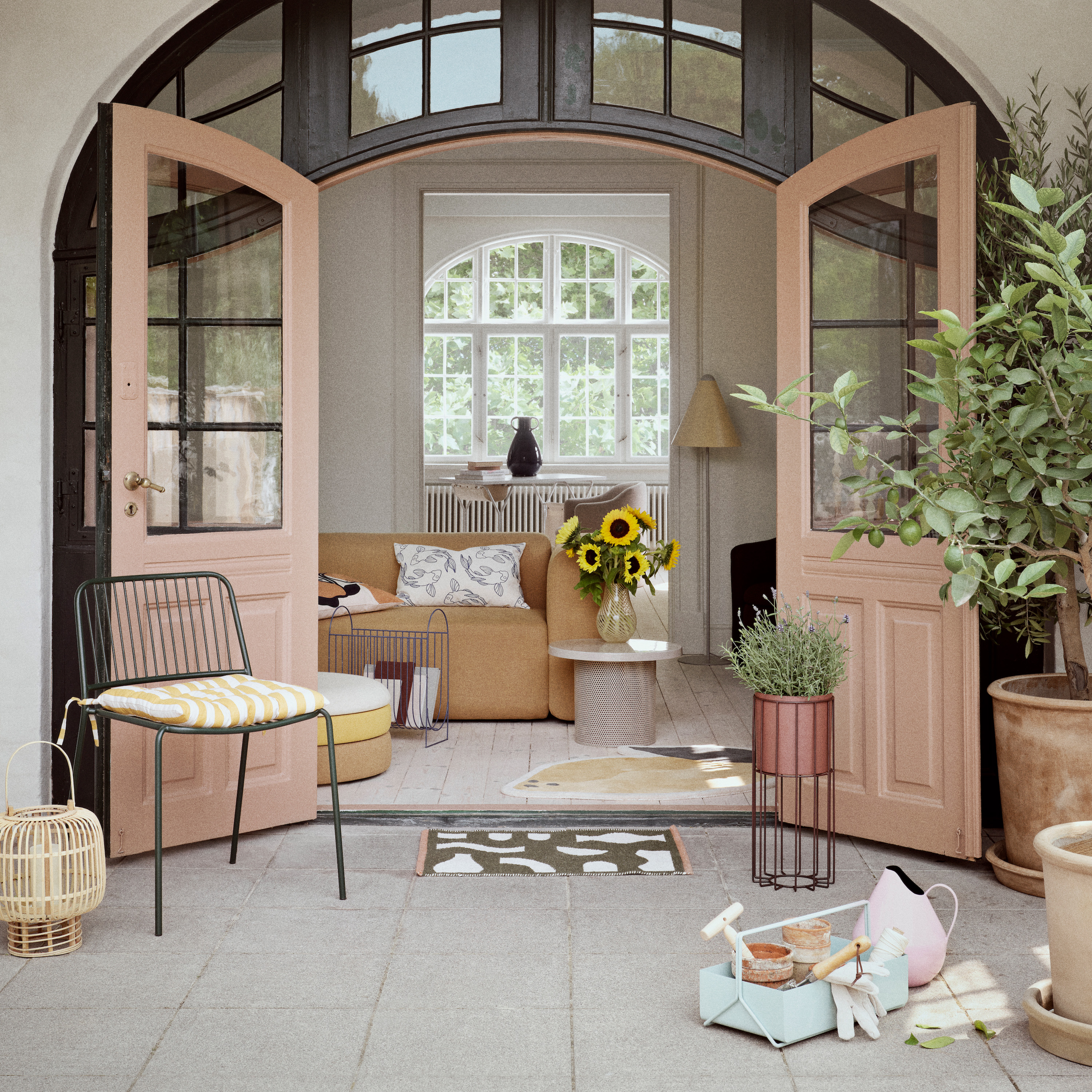 Broste Copenhagen Eden Matstol Forest Green