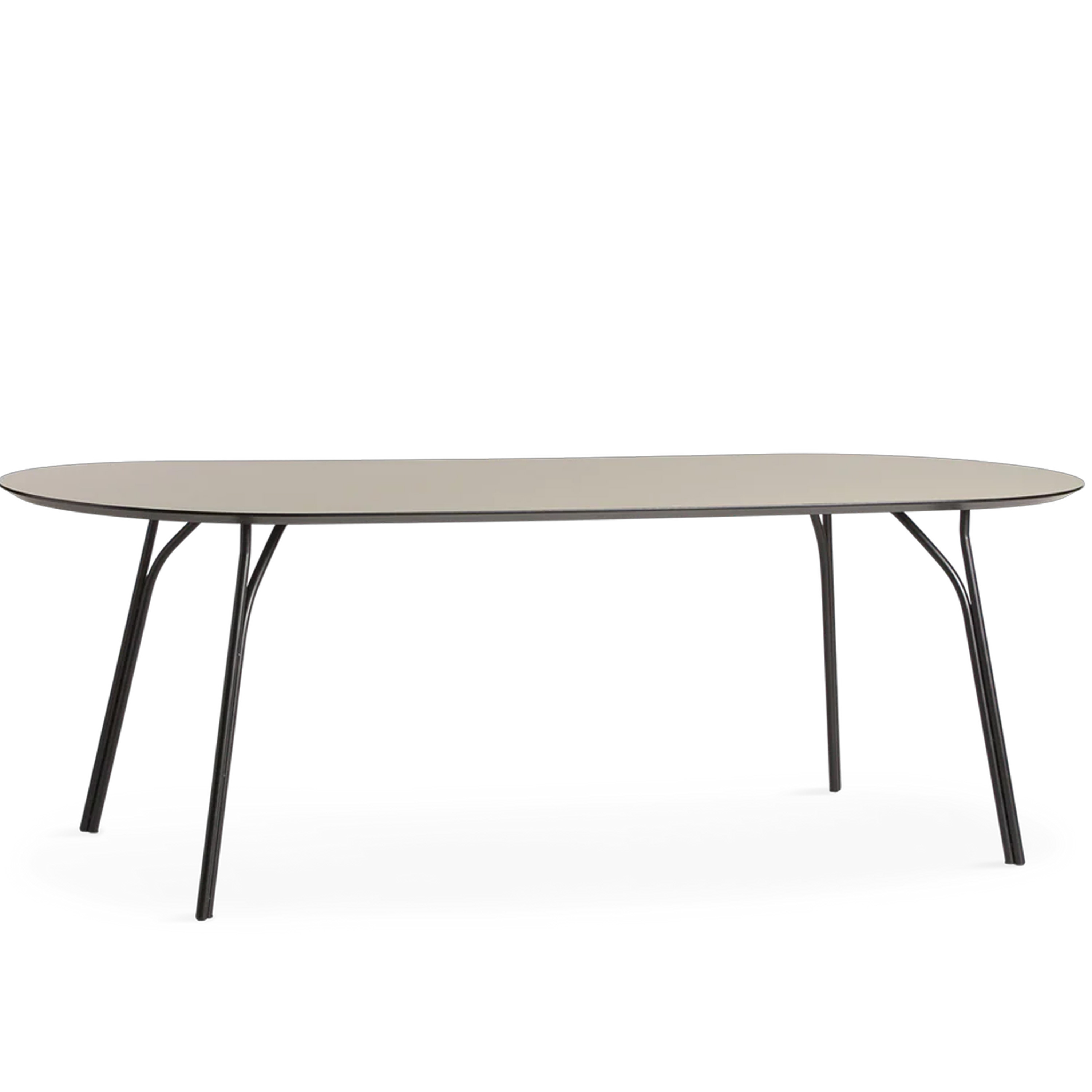 Tree Matbord Beige/Svart 220cm