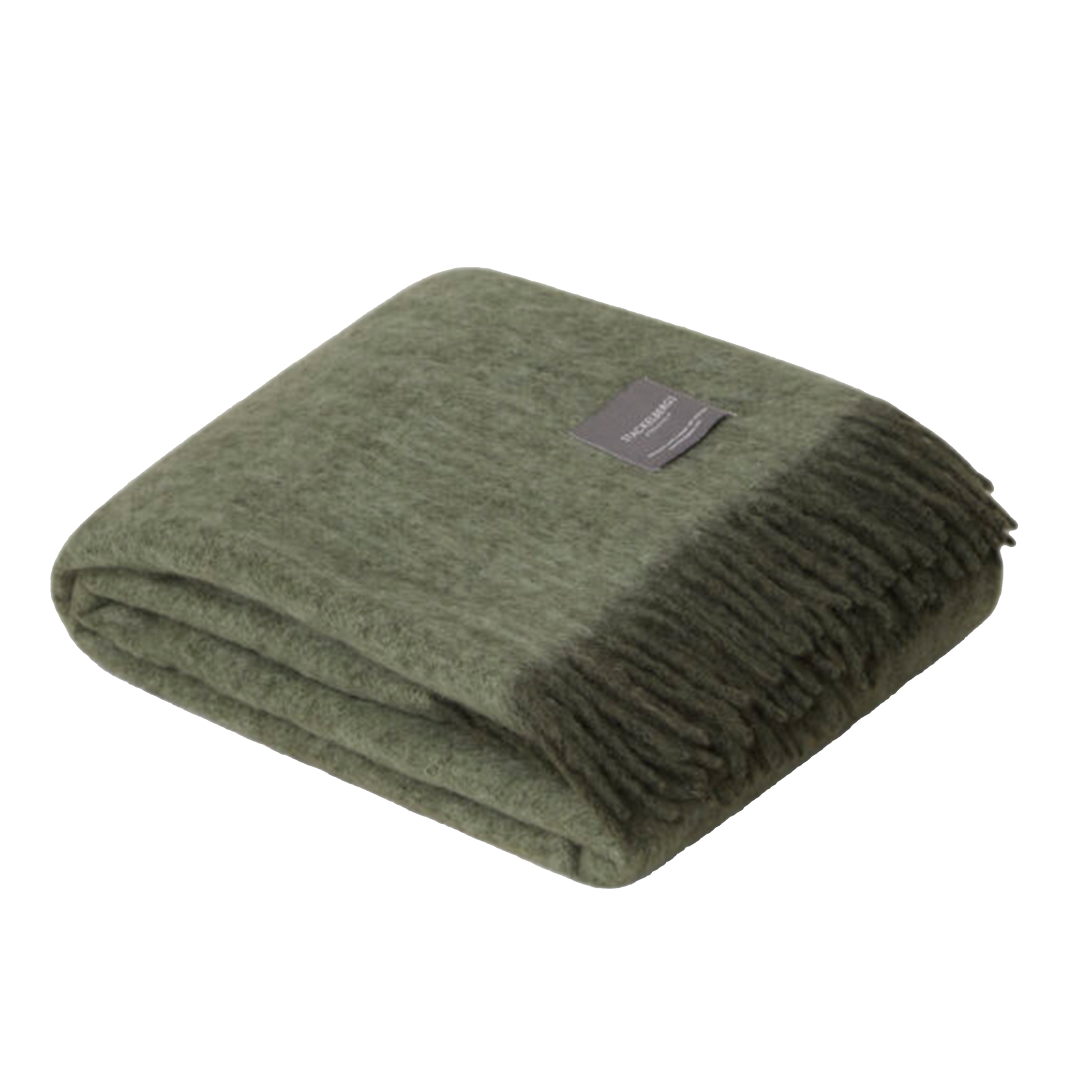 Mohair Pläd Moss/Green Melange