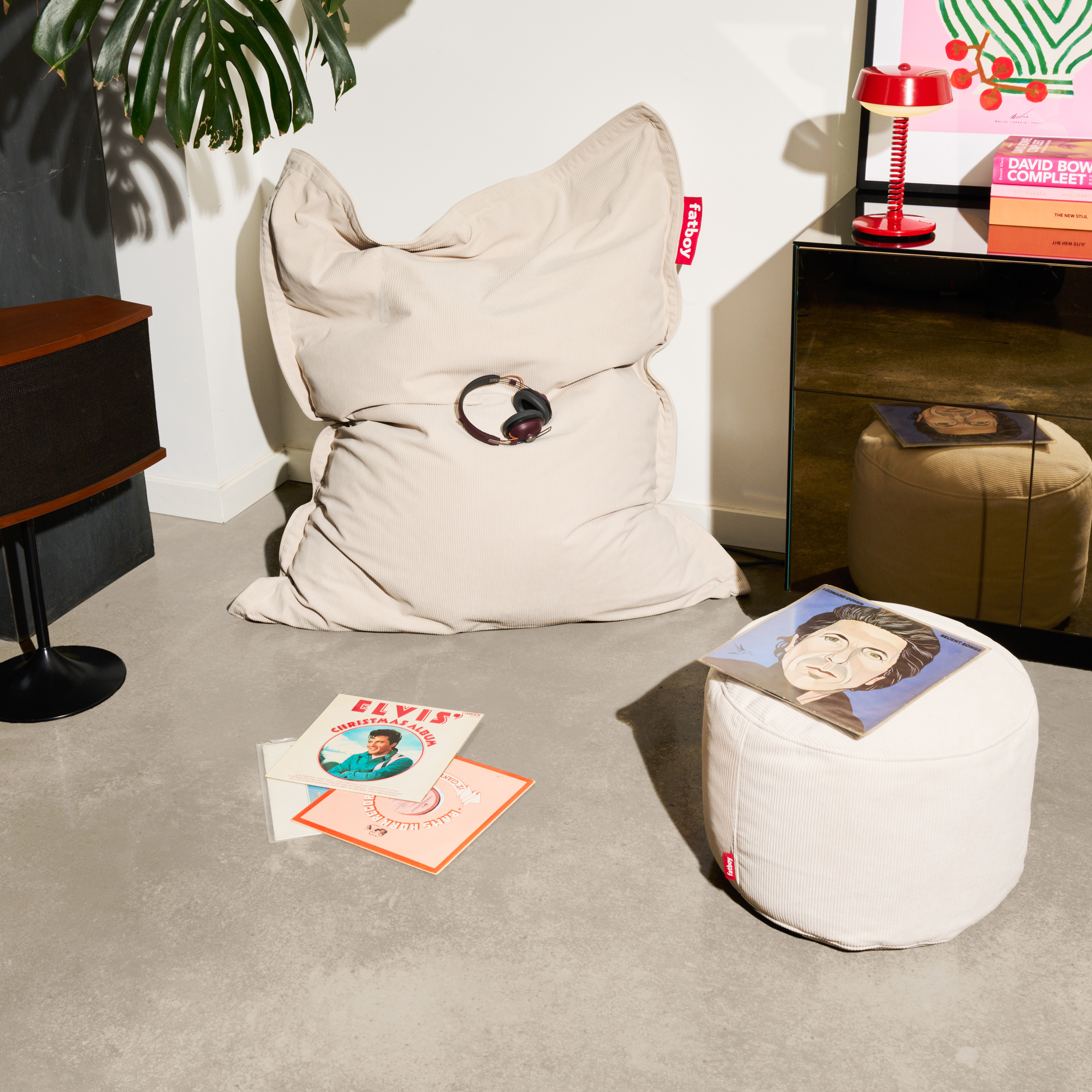 Fatboy Recycled Point Cord Istuintyyny Manchester Cream