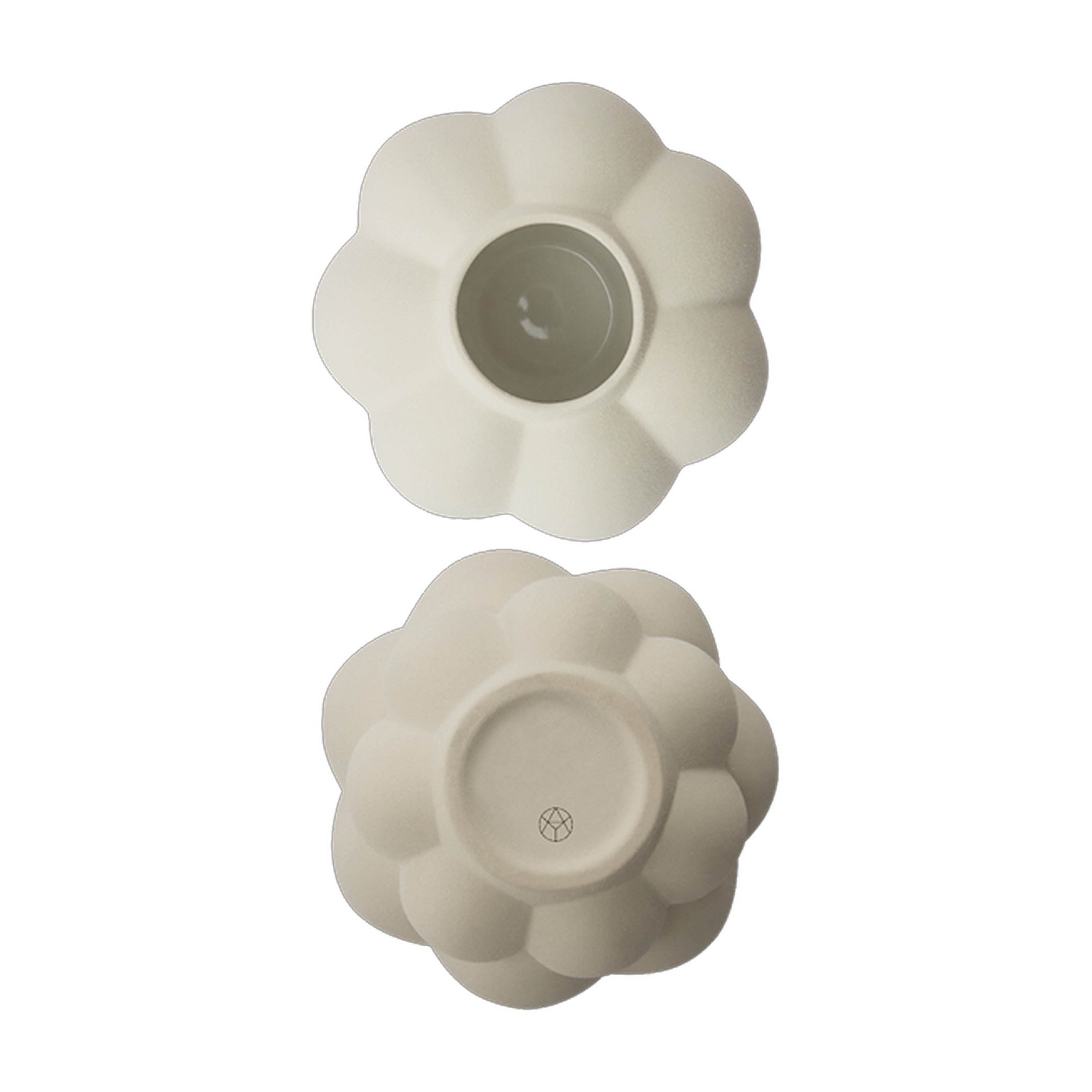 AYTM Uva Vase Keramik Creme 22cm