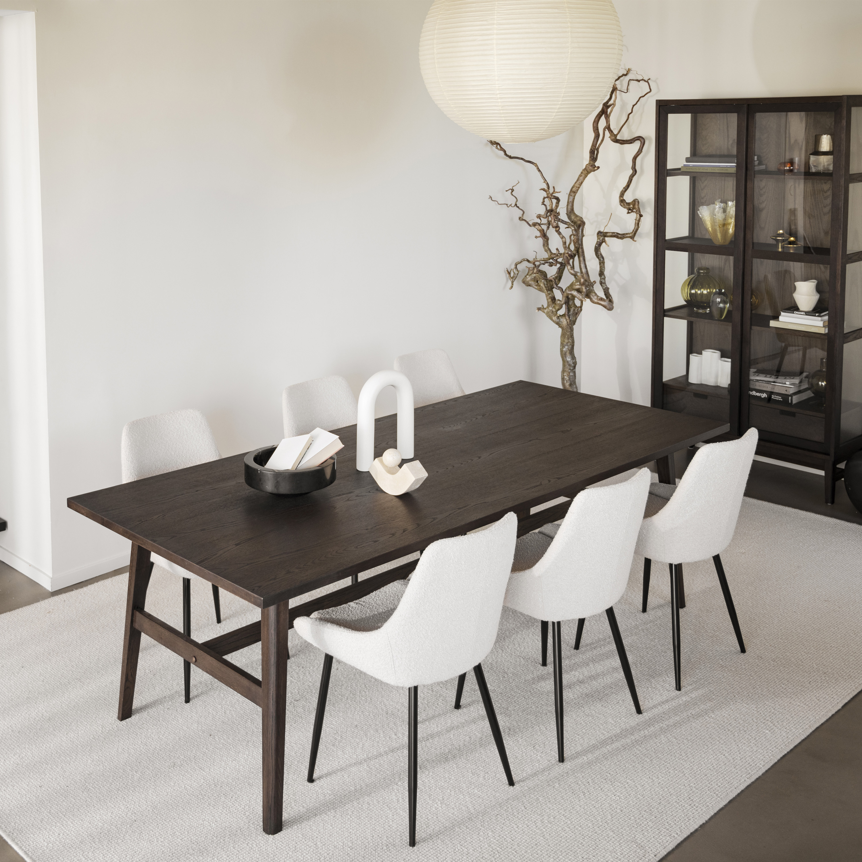 Rowico Home Plainfield Esstisch Braun 220cm