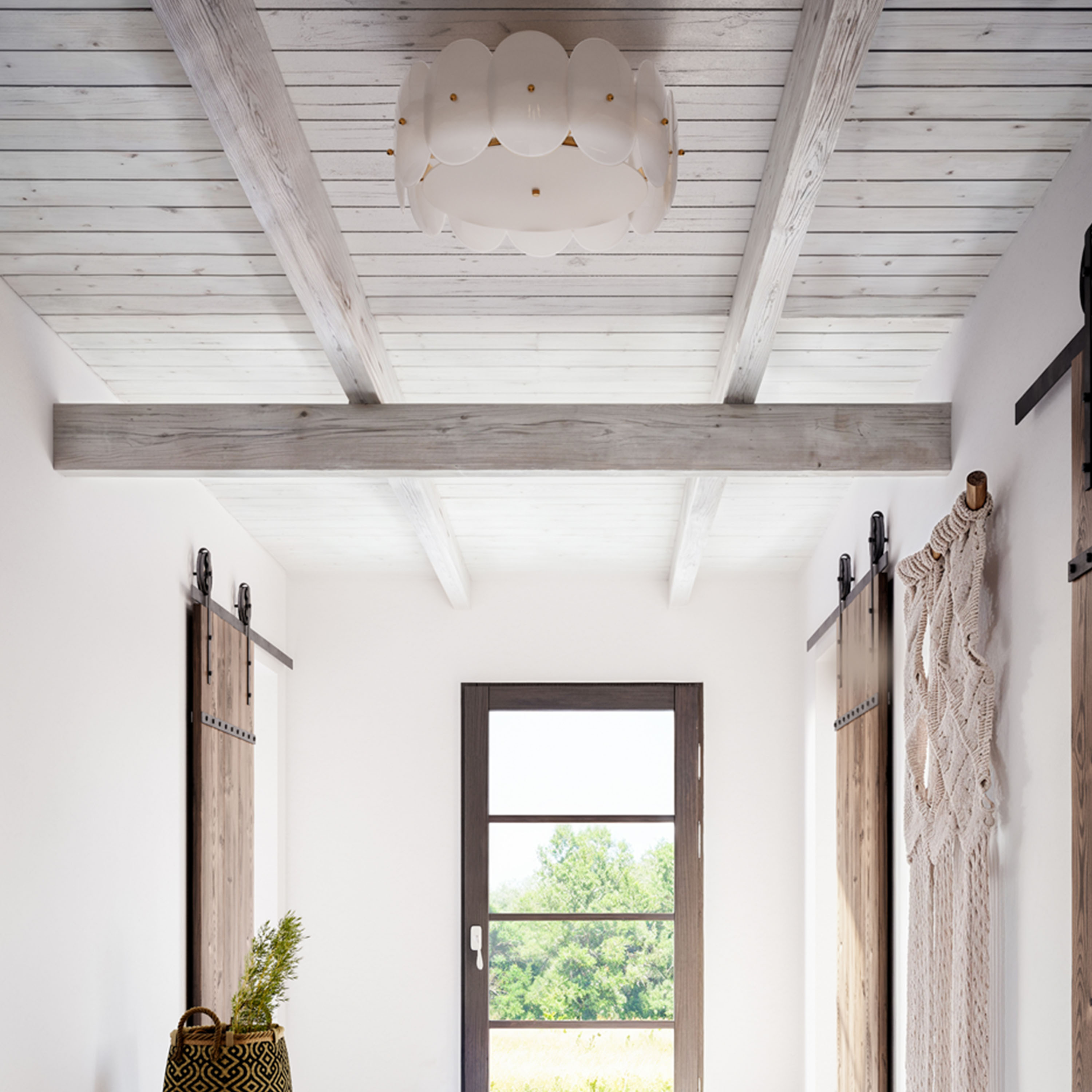 By Rydéns Omlott Plafond Vit/Mässing Ø53