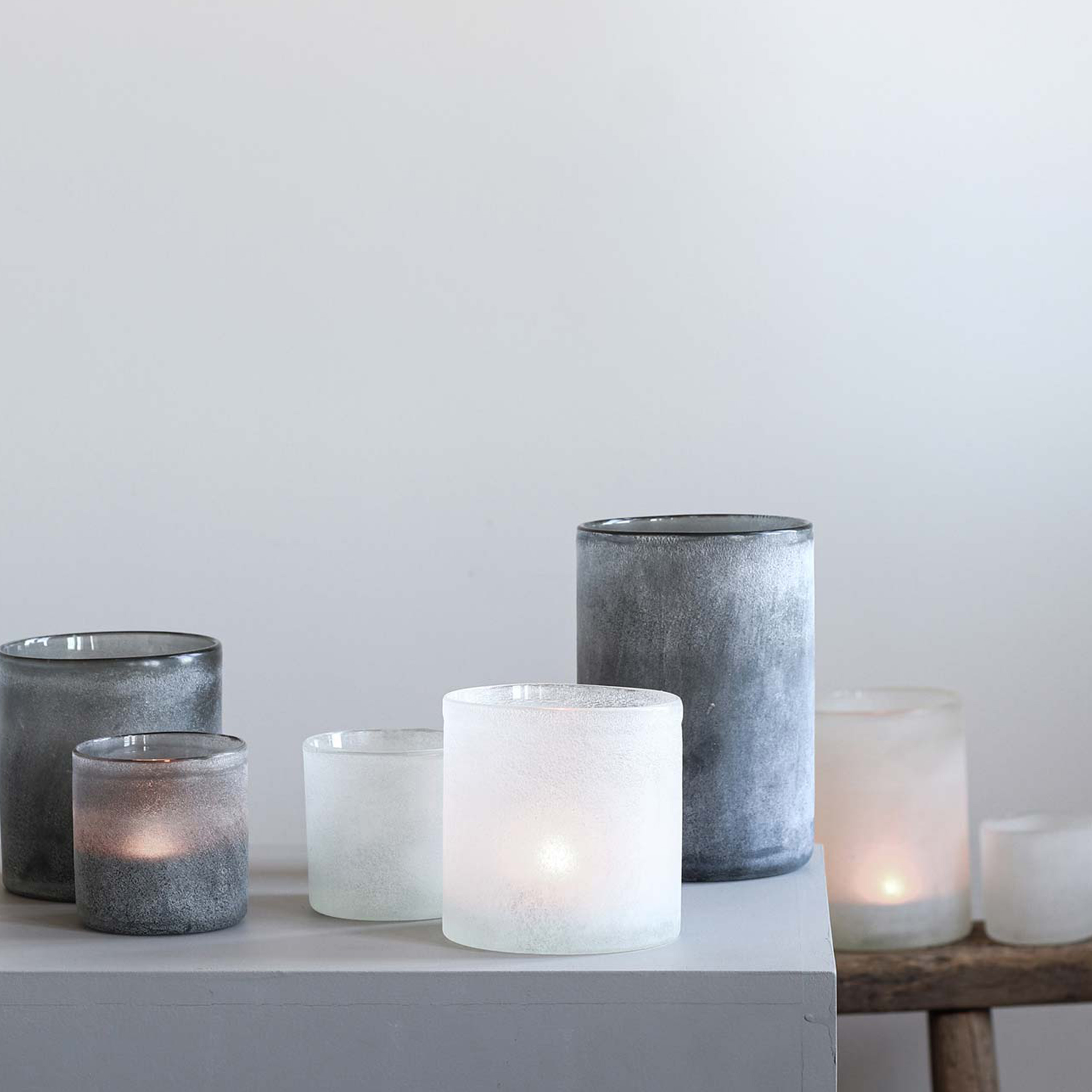 Tell me more Frost Ljuslykta White S