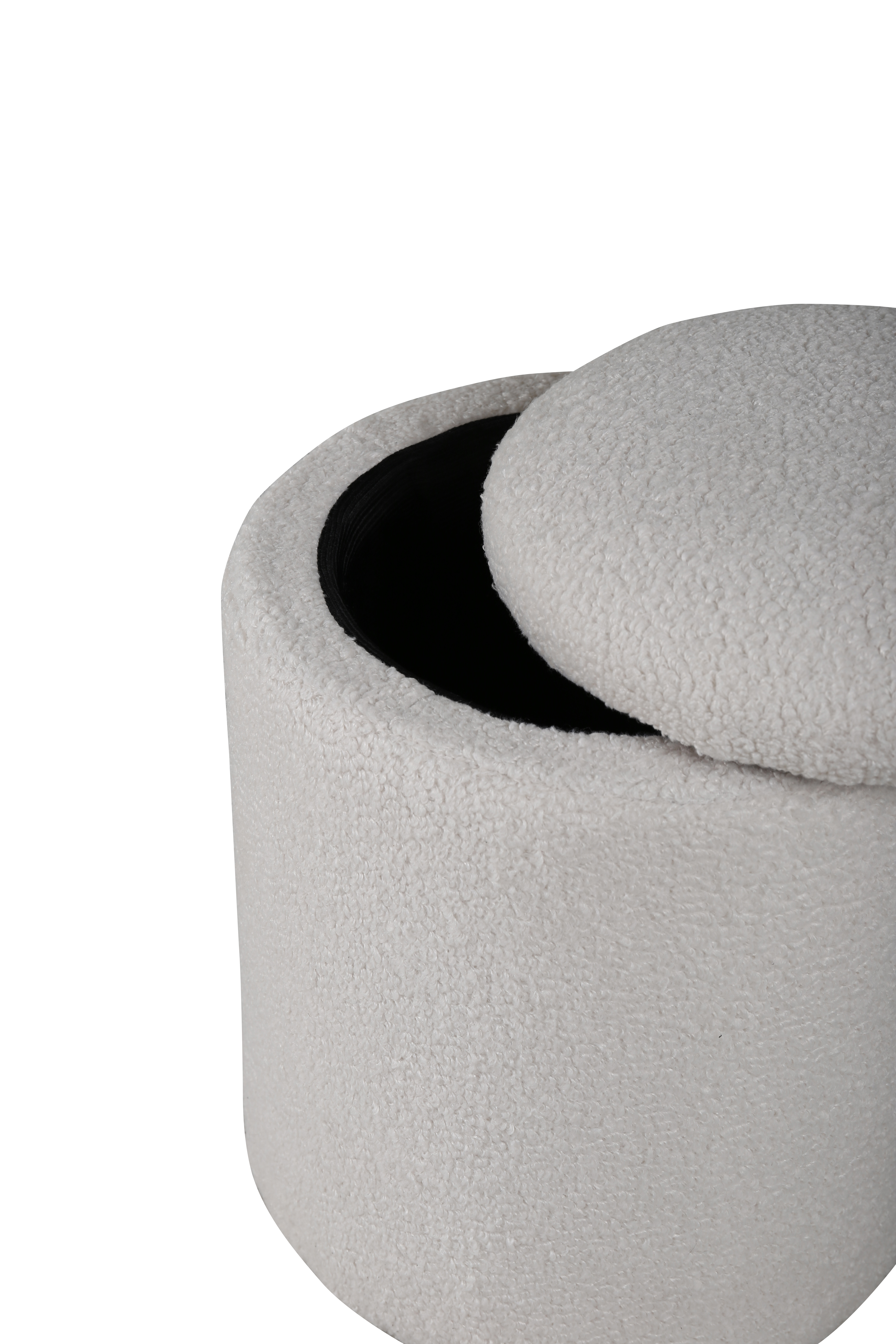 Venture Home Connie Sittpuff Förvaring Teddy Offwhite