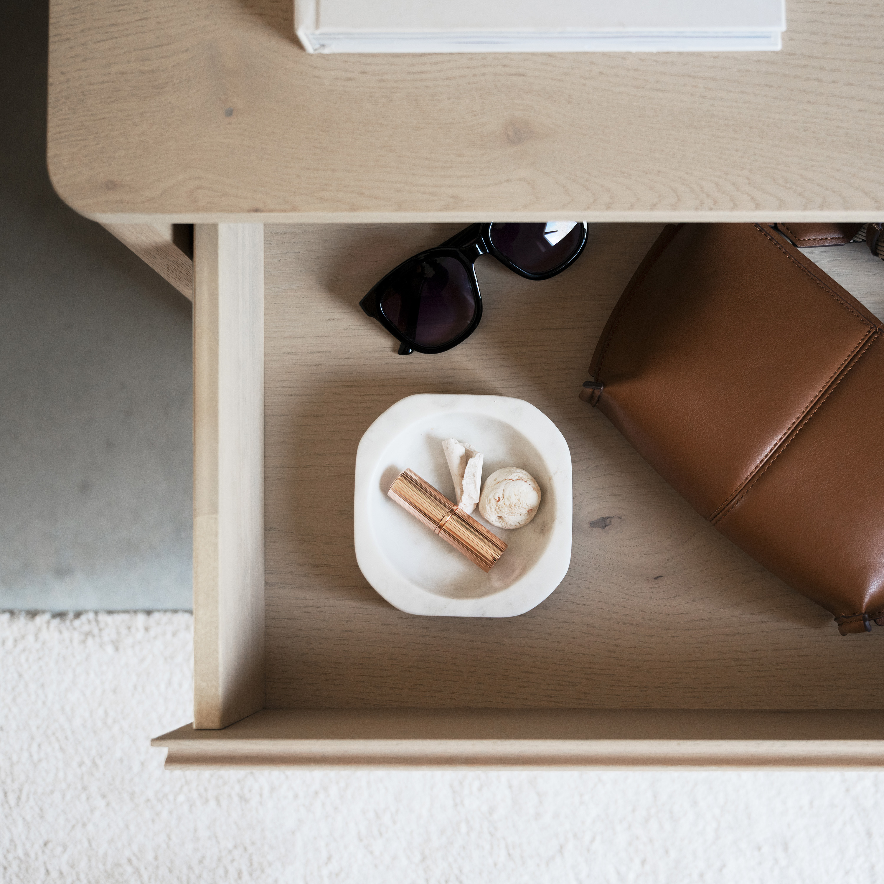 Rowico Home Melstone Byrå Vitpigmenterad Ek 110x70