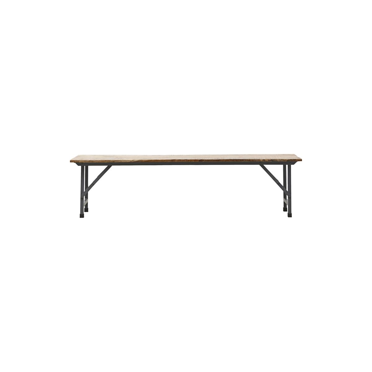 House Doctor - Party Bänk Hopfällbar Natural 180cm - Svart