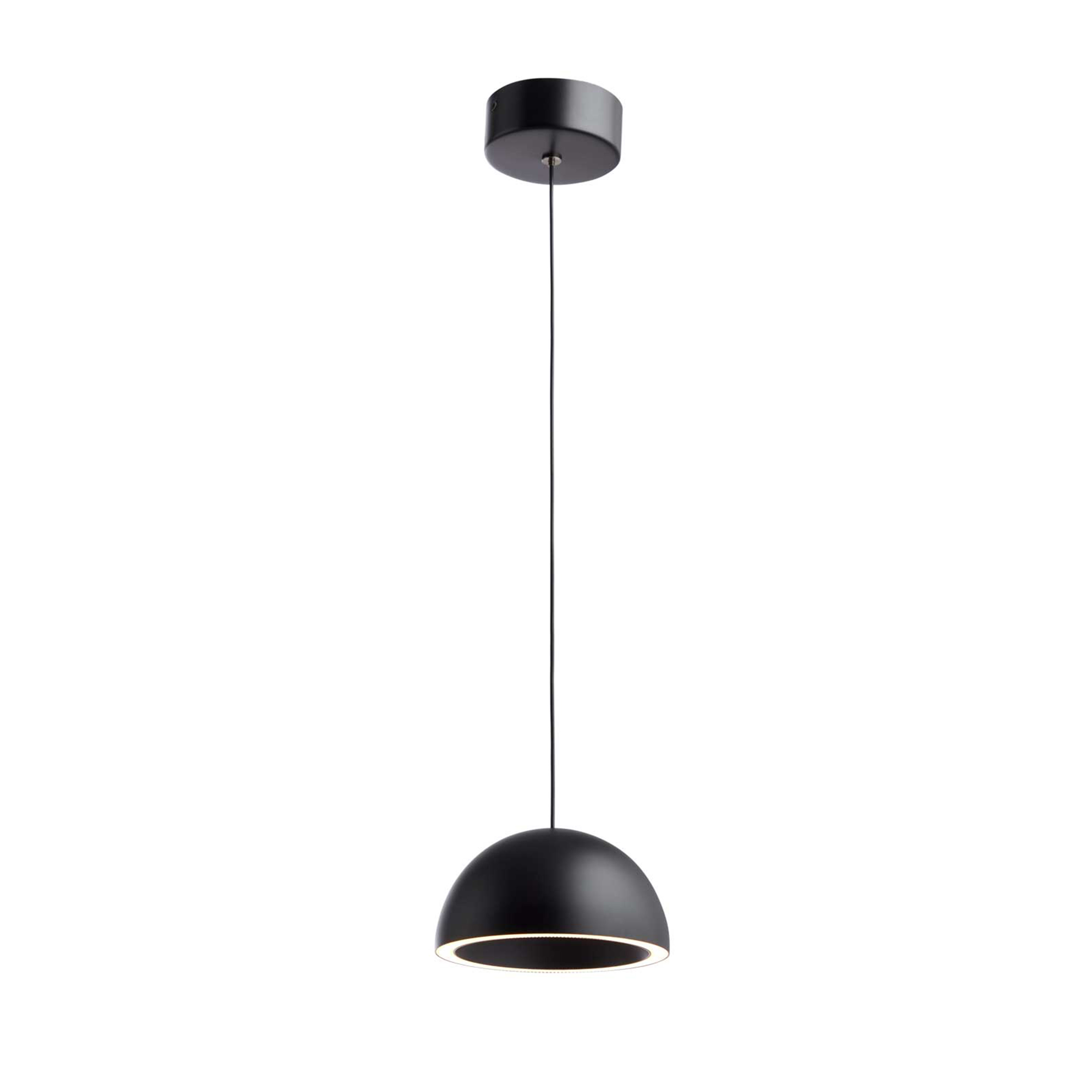 LOOM Design Curve Kattovalaisin Black Ø14 cm