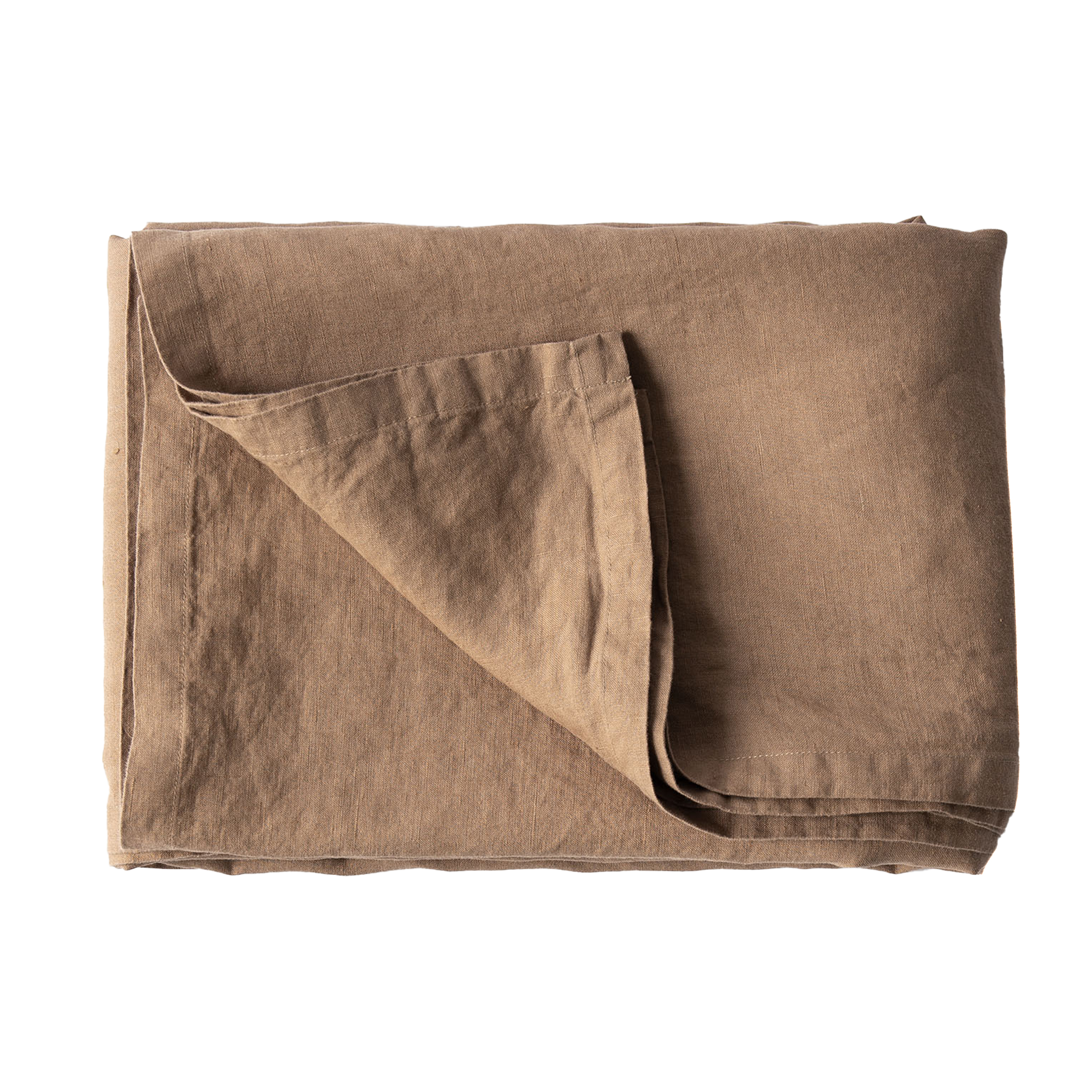 Tell me more - Duk Linne Hazelnut 145x330 - Brun