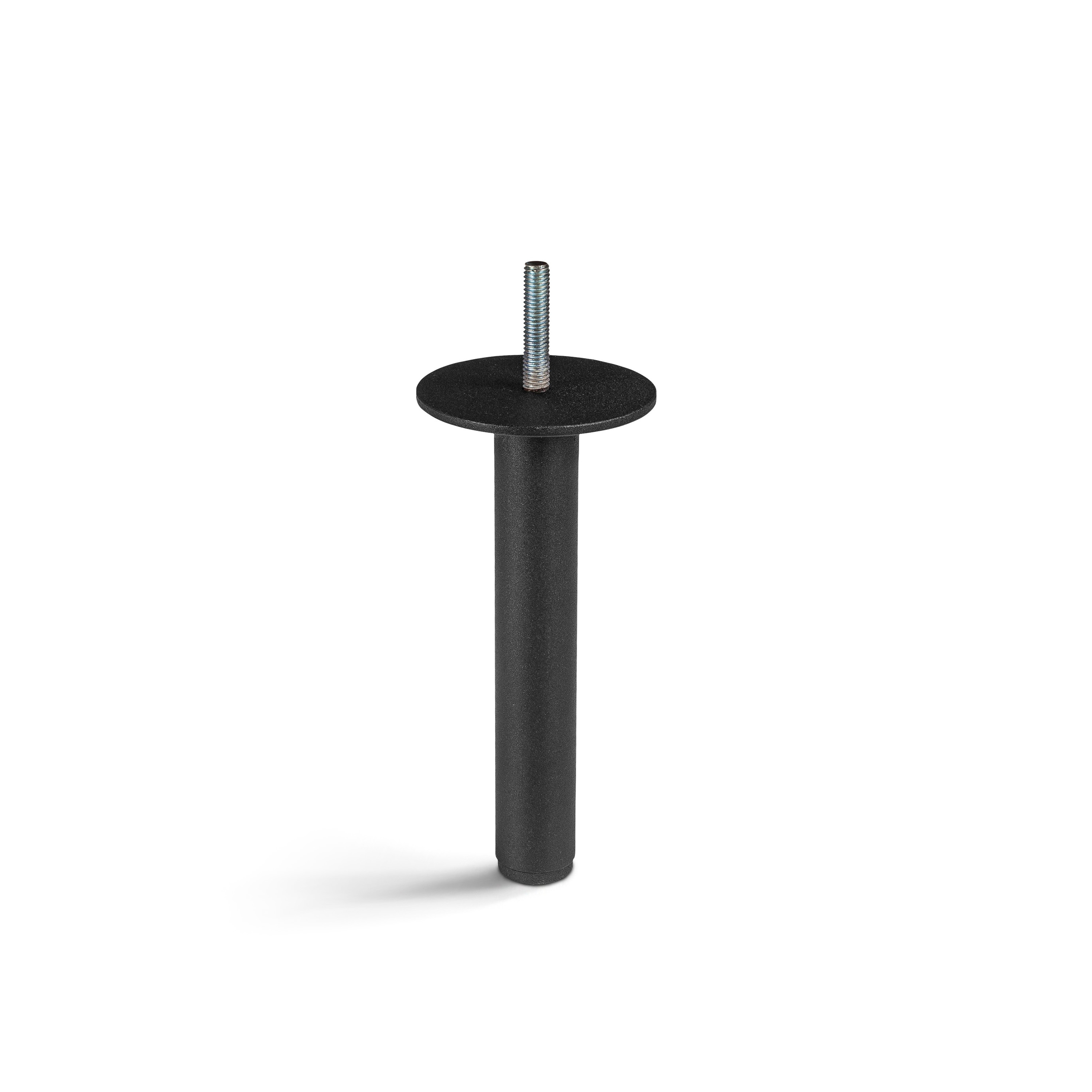 Sleepo Collection - Åre 4-pakkaus sohvan jalkoja musta 12cm - Stainless Steel