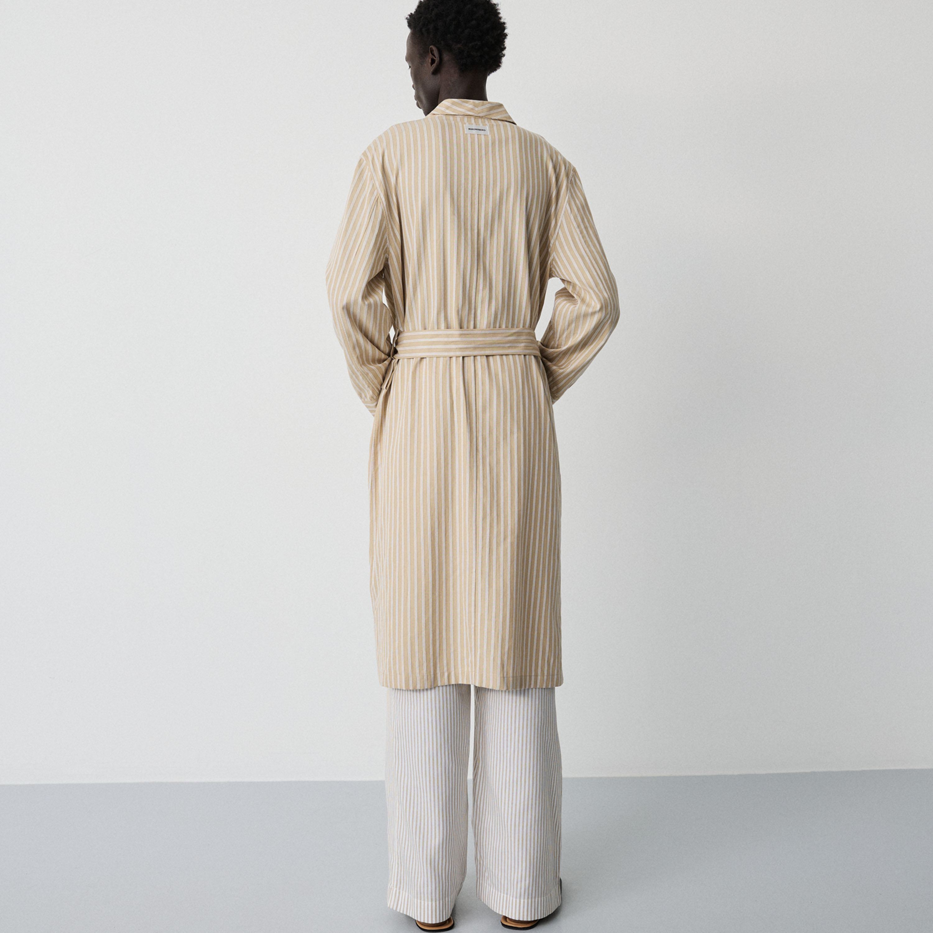 Magniberg Voyage Morgonrock Stripe Beige Small