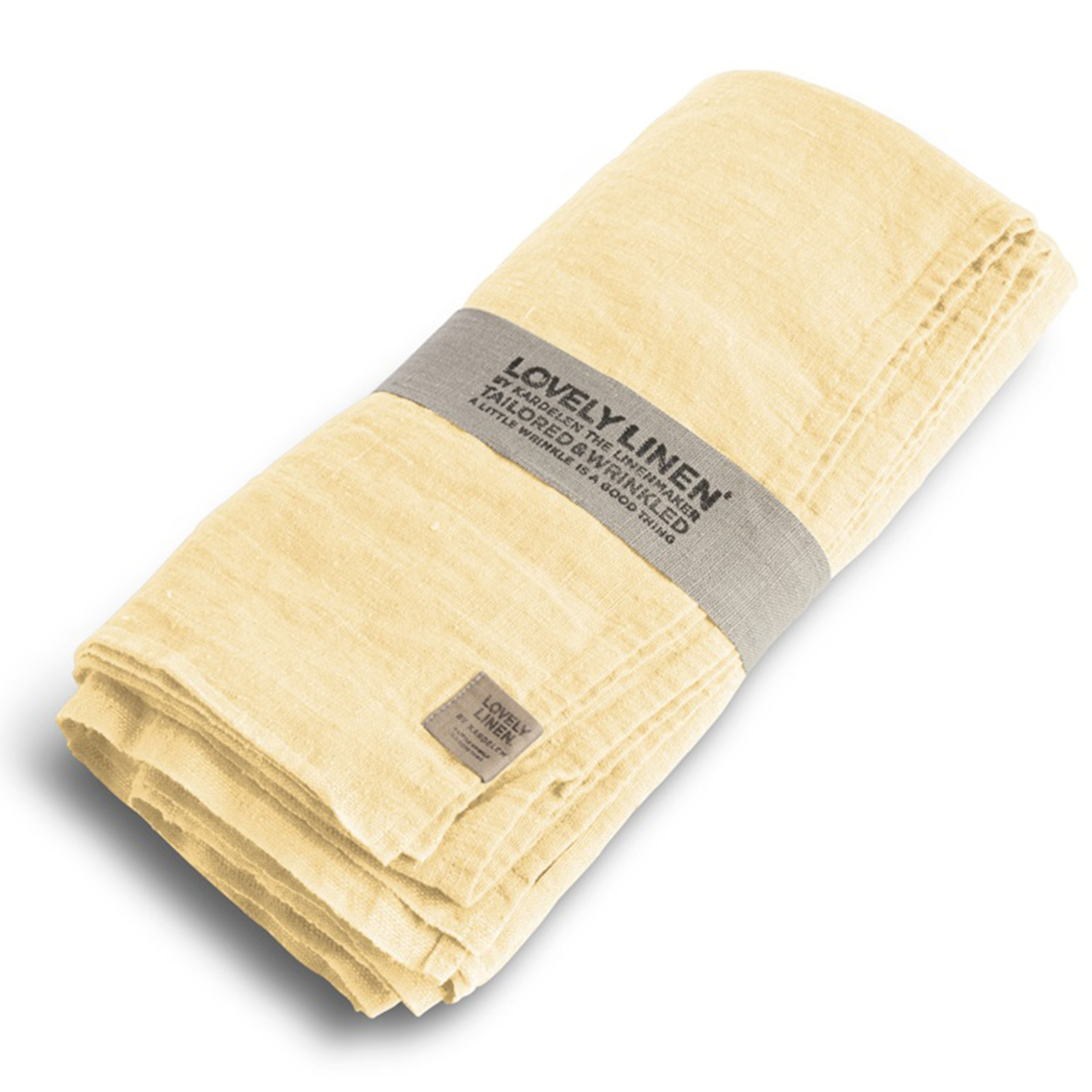 Lovely Linneduk Lemon Sorbet 145x250