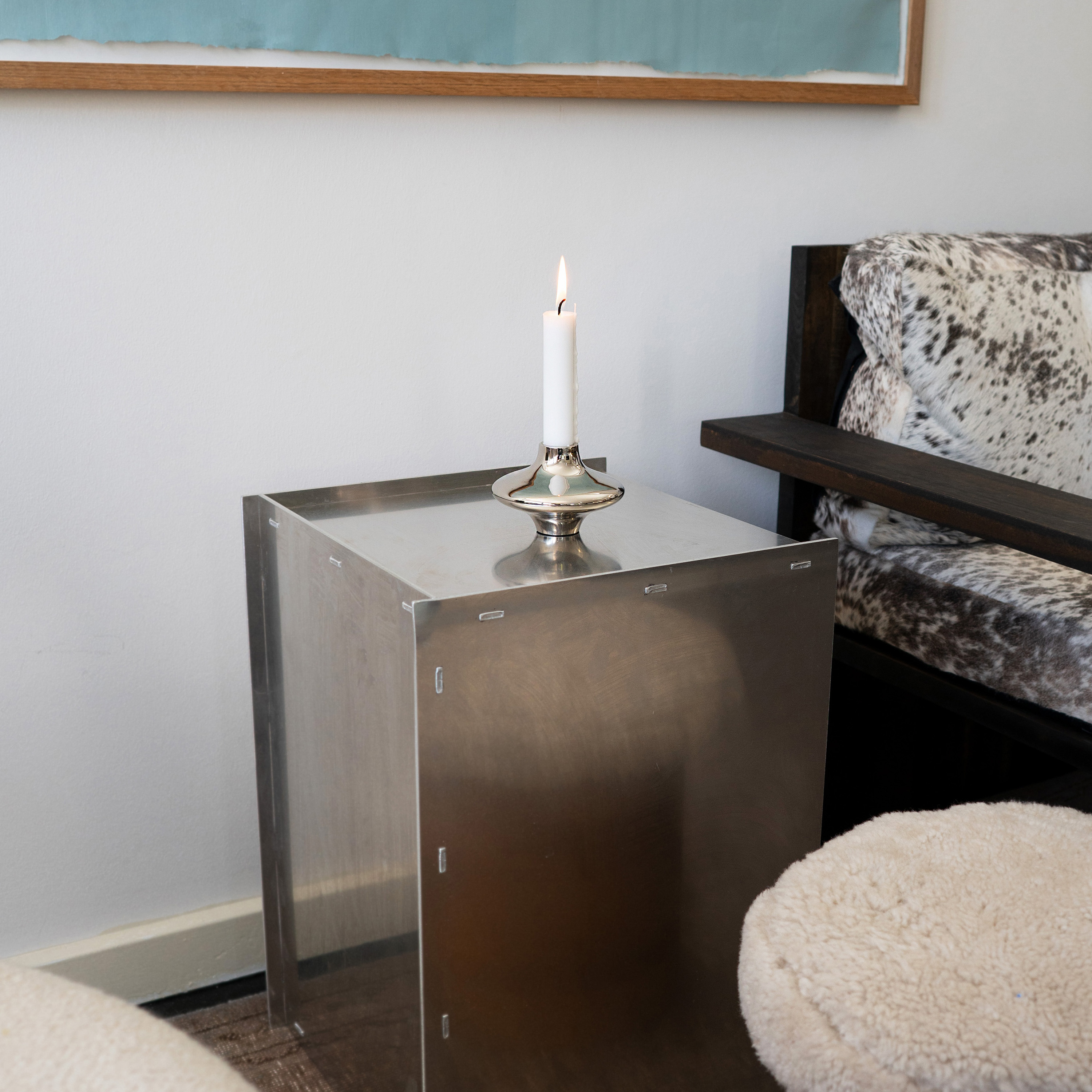 Hein Studio Doublet Ljusstake Titanium Small