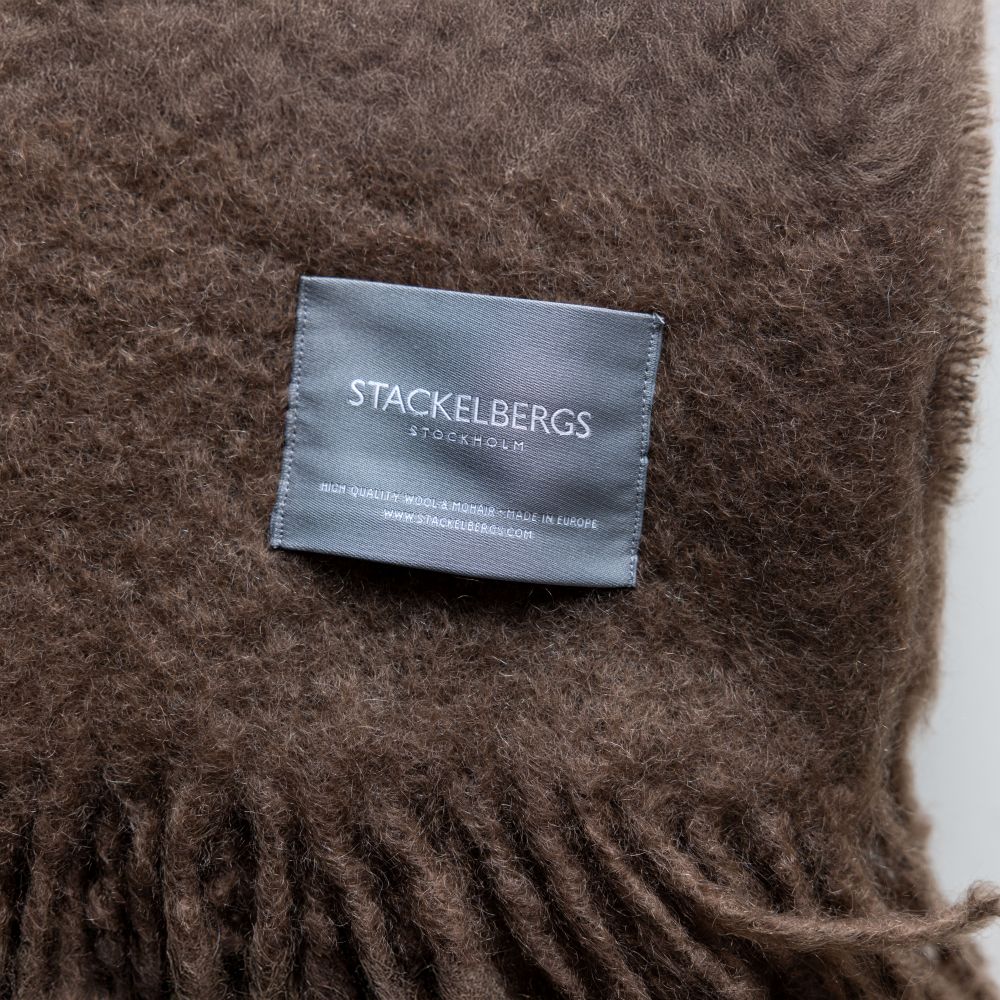 Stackelbergs Mohairpledd Mocca