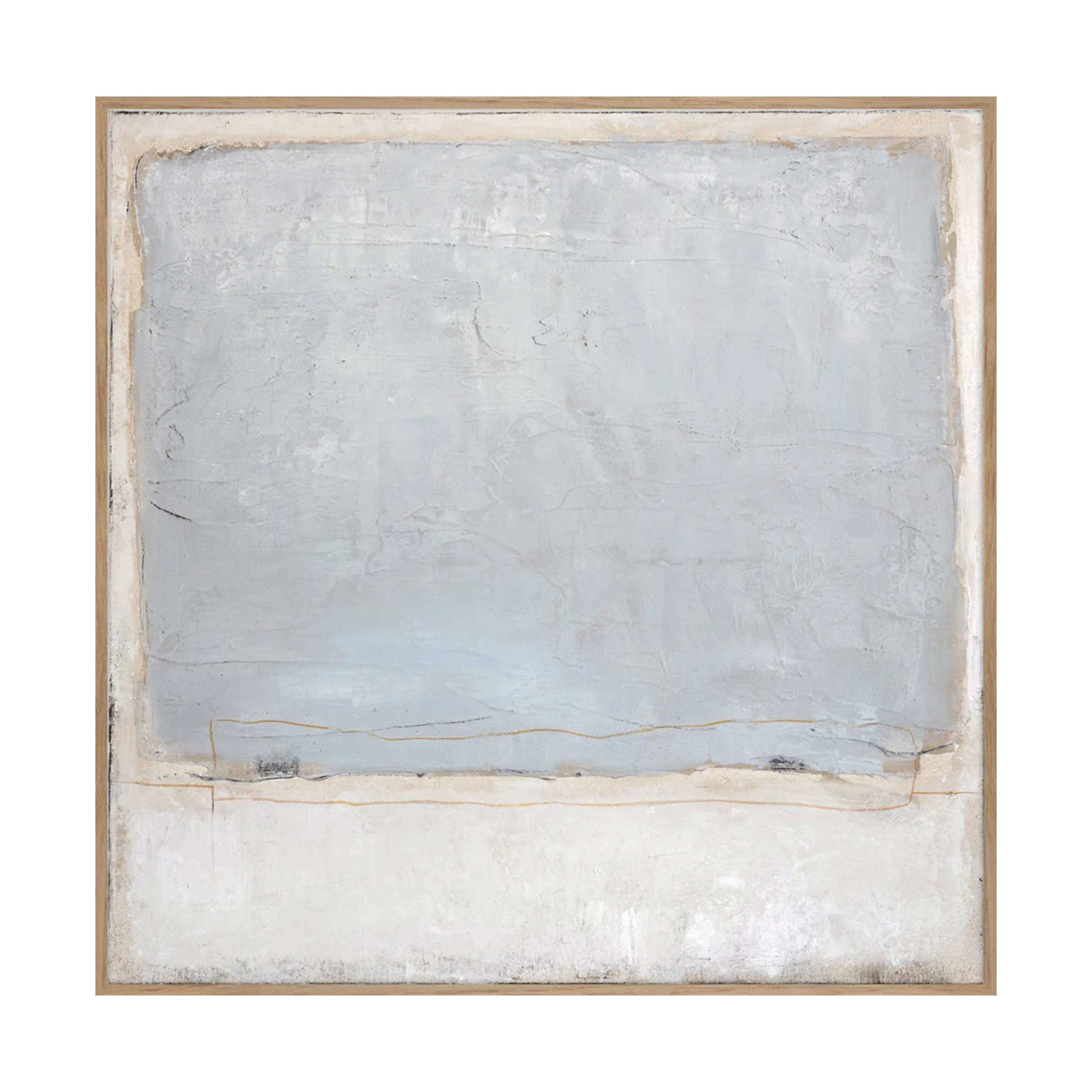 Malerifabrikken - Blue Inside Bilde Eikeramme 100x100 - Grå  - Bilder