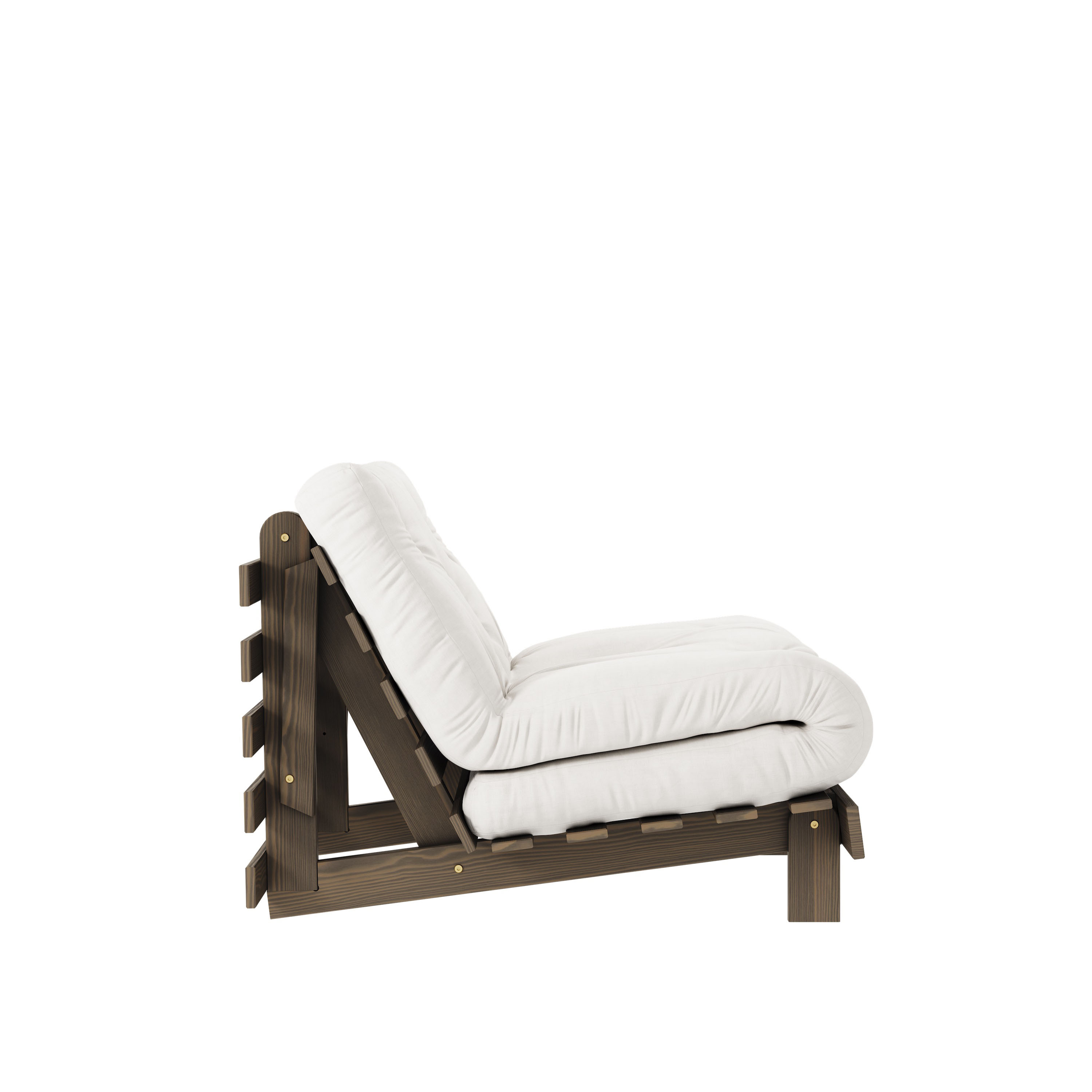 Karup Design Roots Nojatuoli Ruskea/Natural 90cm