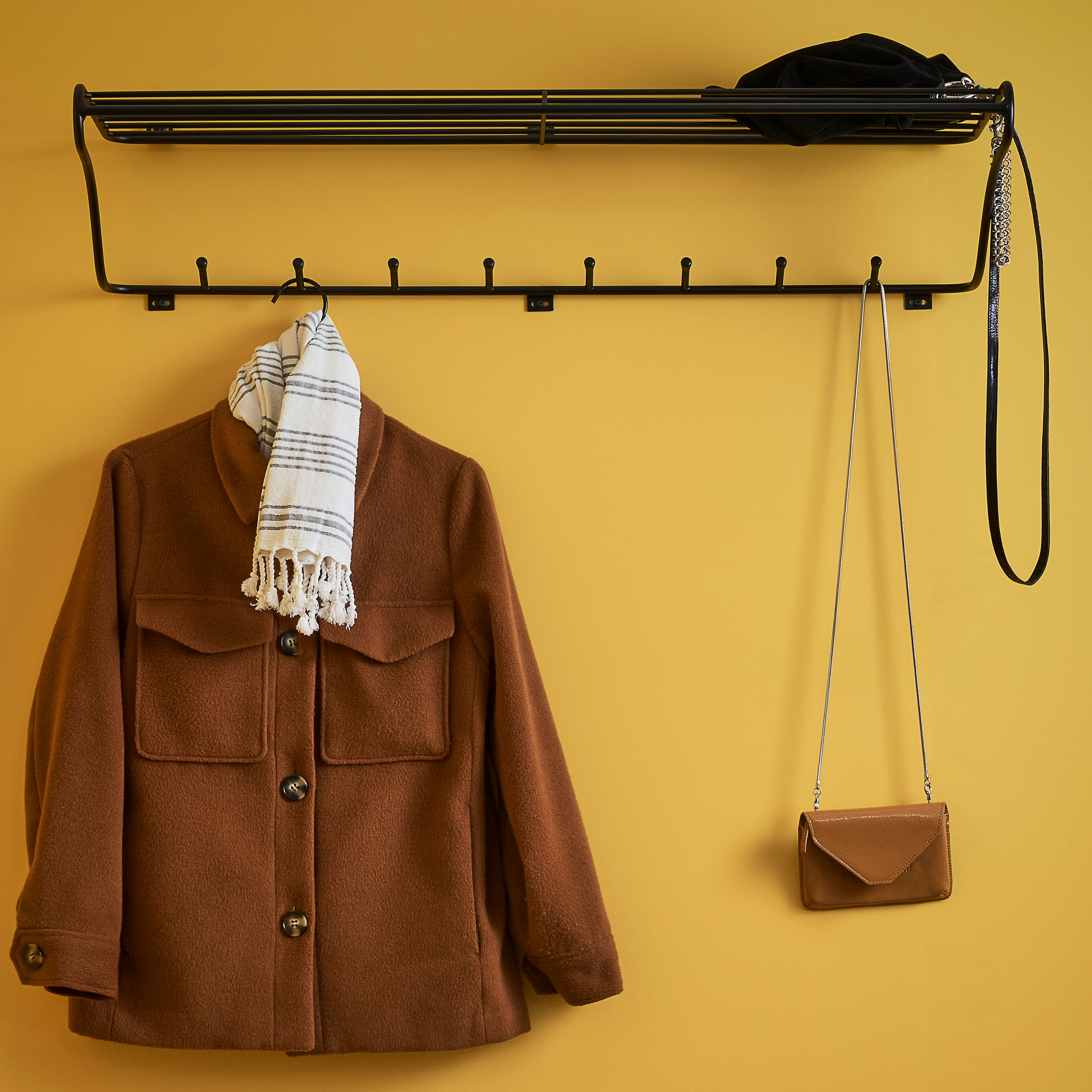 Maze Hat Rack Hat Rack Black Large