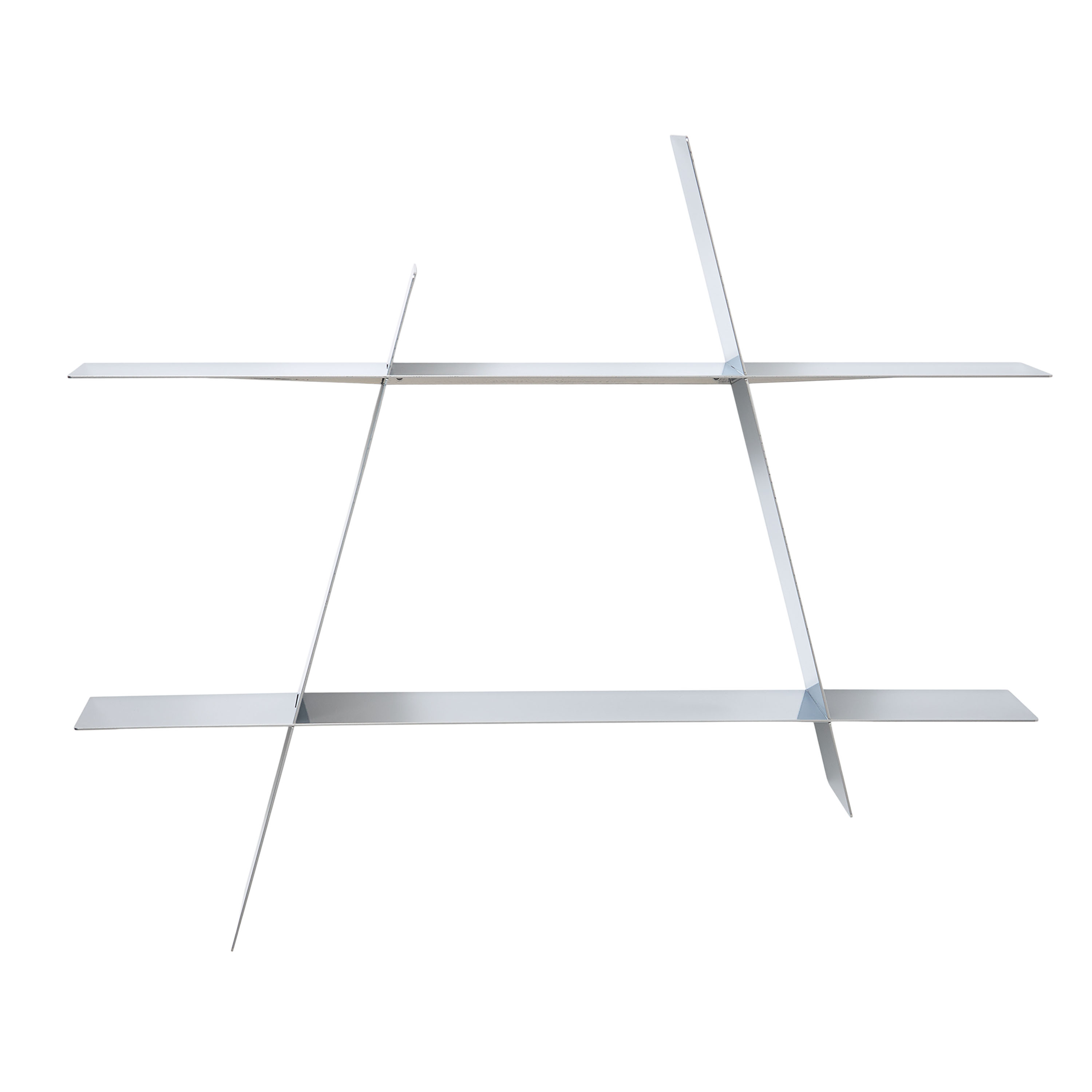 A-Shelf Vägghylla Silver Large