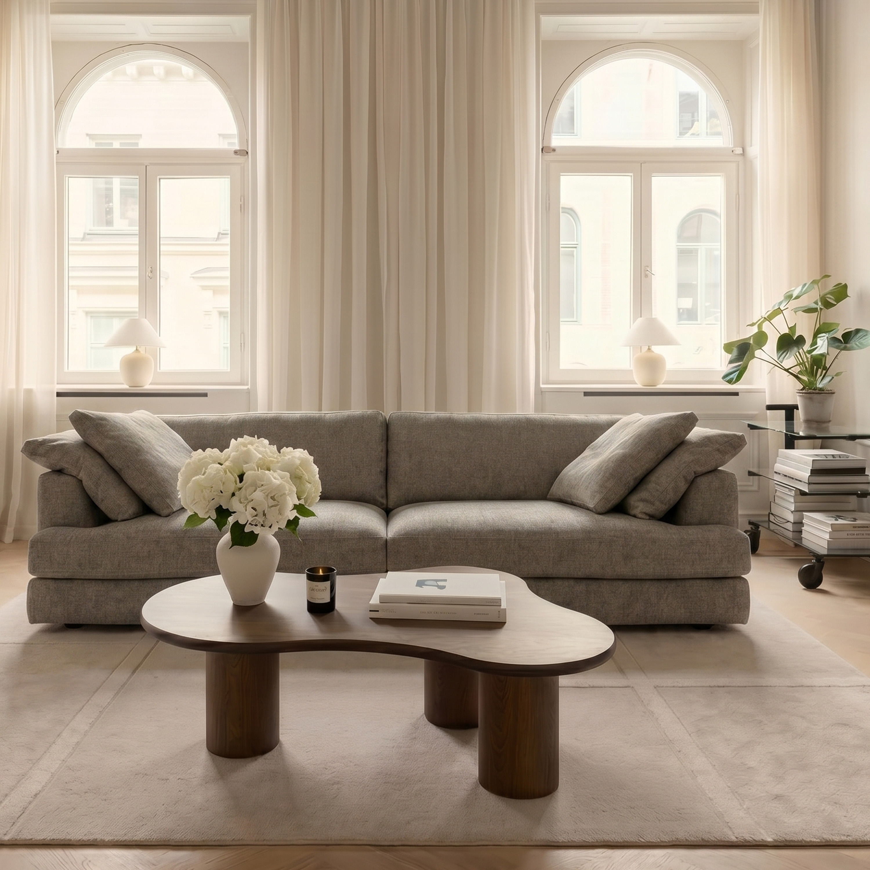 Sleepo Collection Leona 4-sits Soffa Moss 284cm