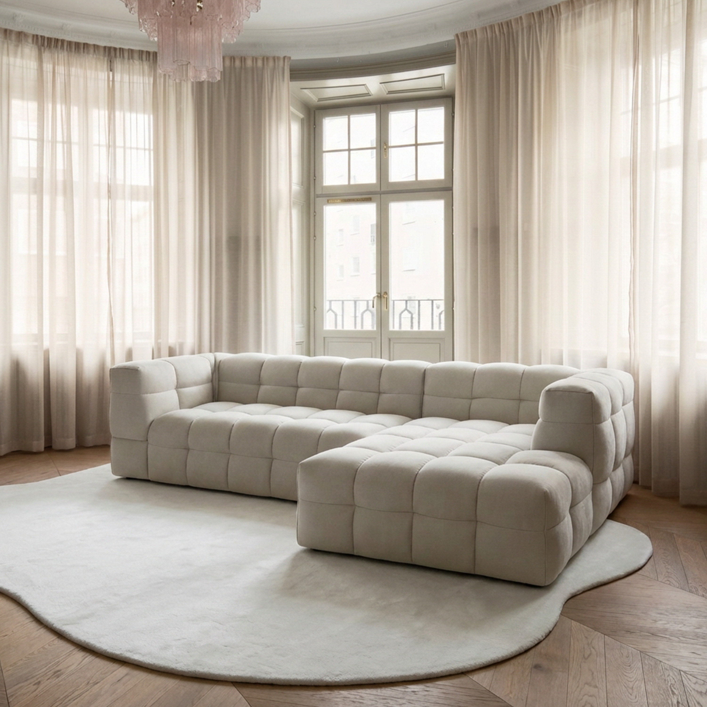 Sleepo Collection Billie Divansofa Høyre Nature