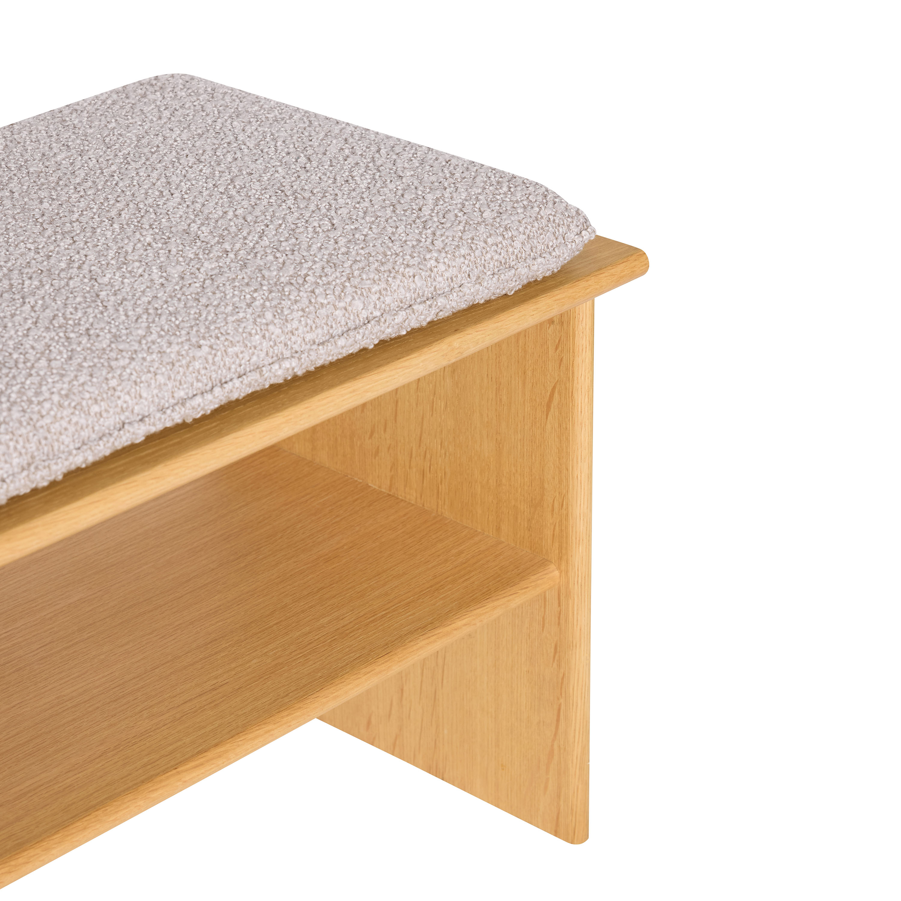 Hübsch Layer Bank Natural 132cm