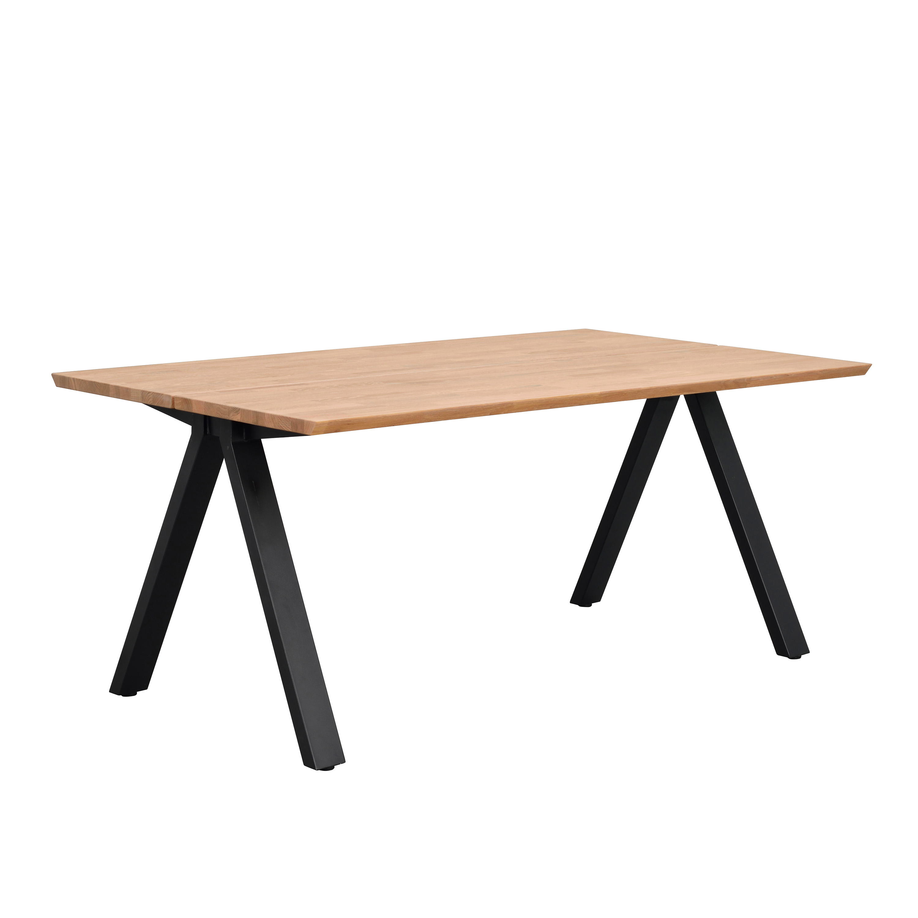 Carradale Esstisch Eiche/Schwarz 170cm