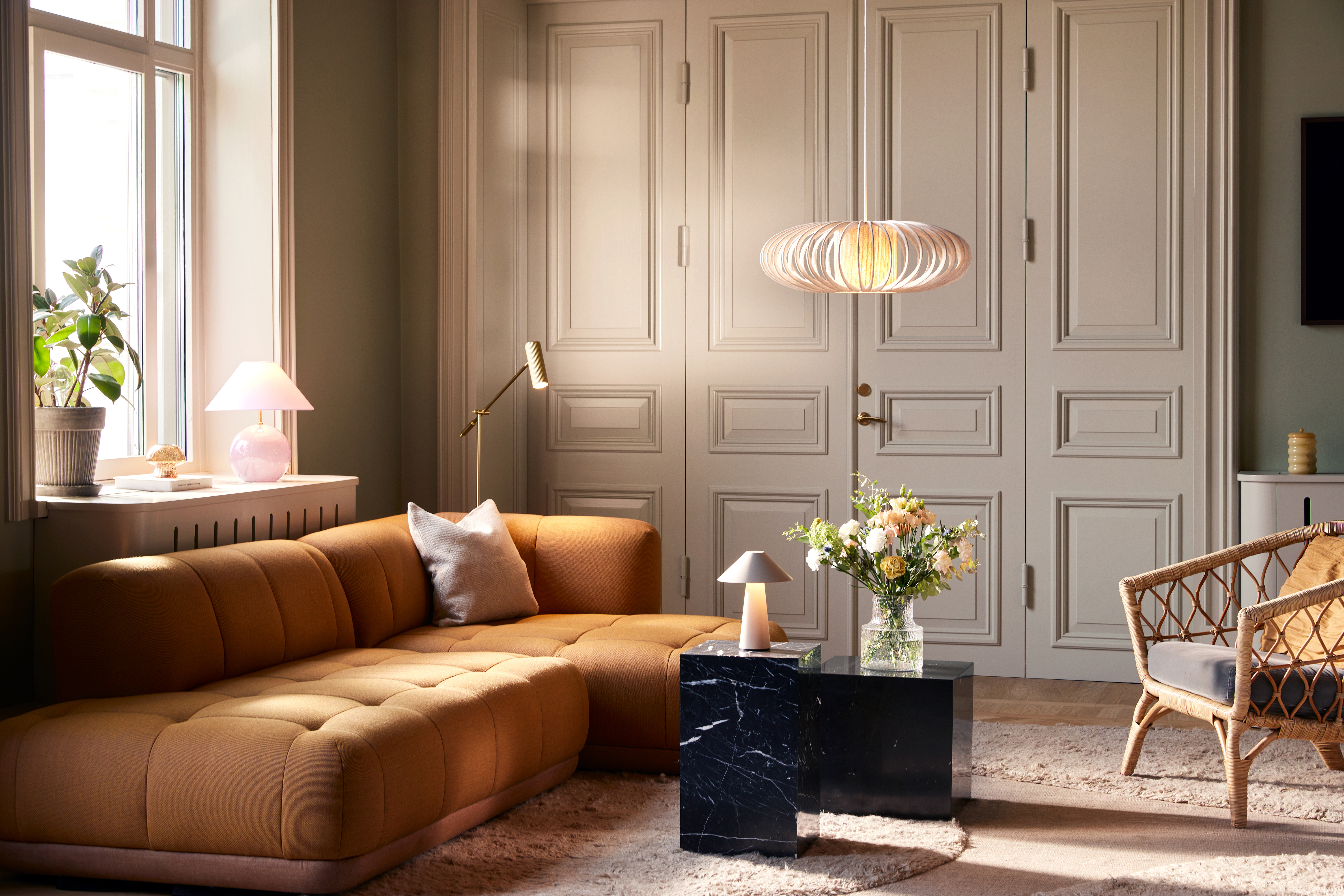 Globen Lighting Cannes Portabel Pöytävalaisin Mud 26cm