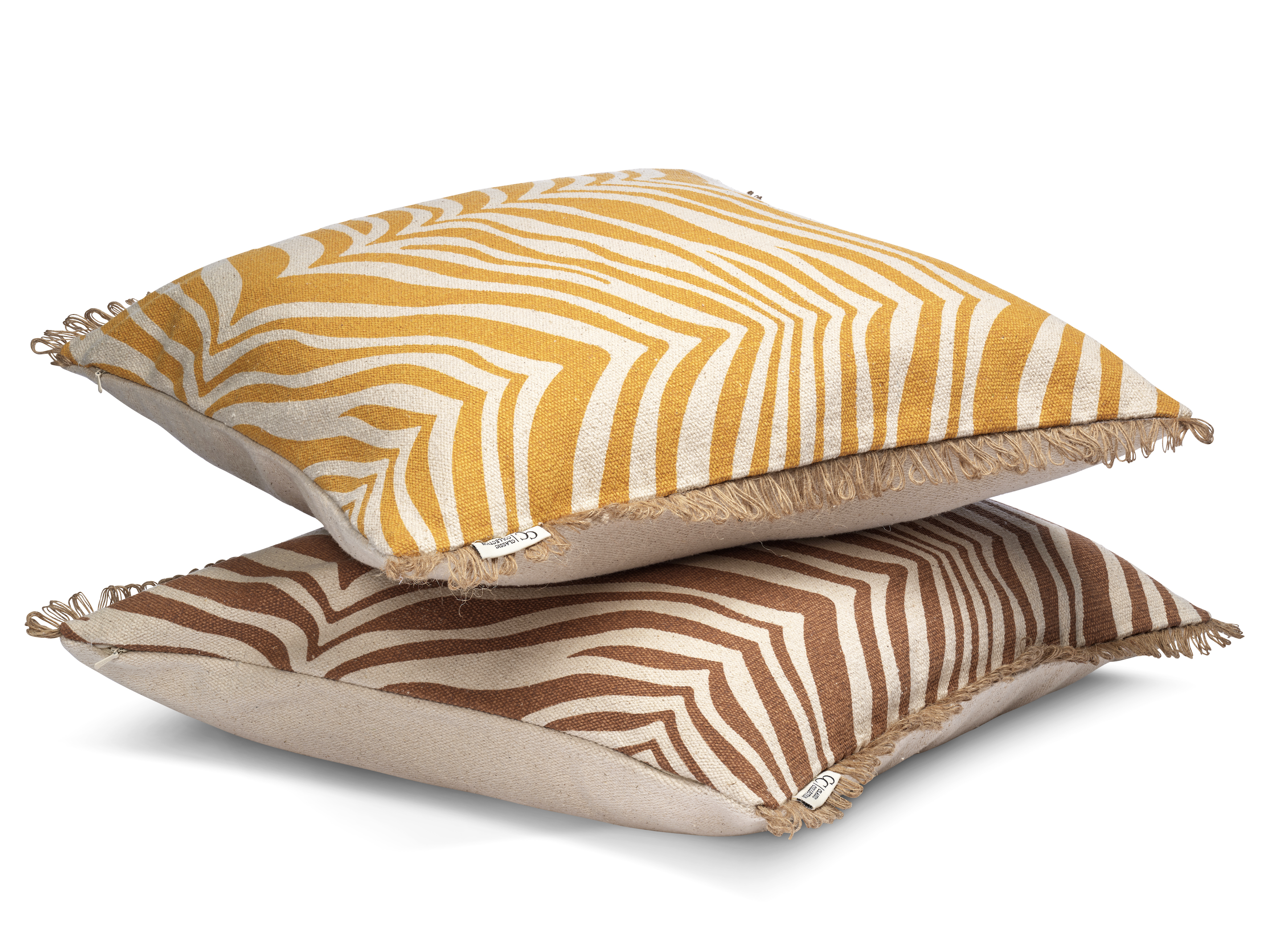 Classic Collection Zebra Koristetyyny Keltainen 50x50