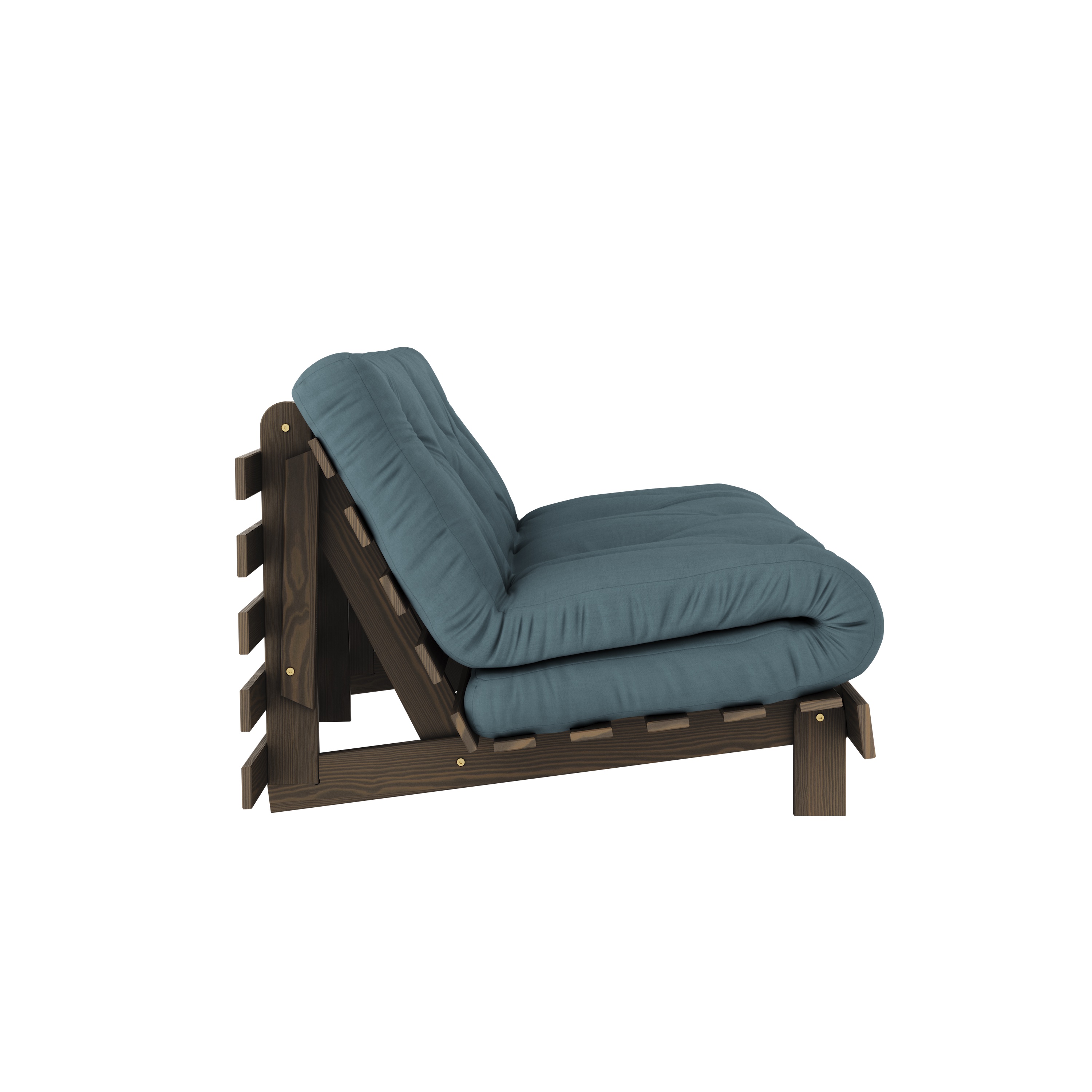 Karup Design Roots Vuodesohva Ruskea/Petrol Blue 160cm