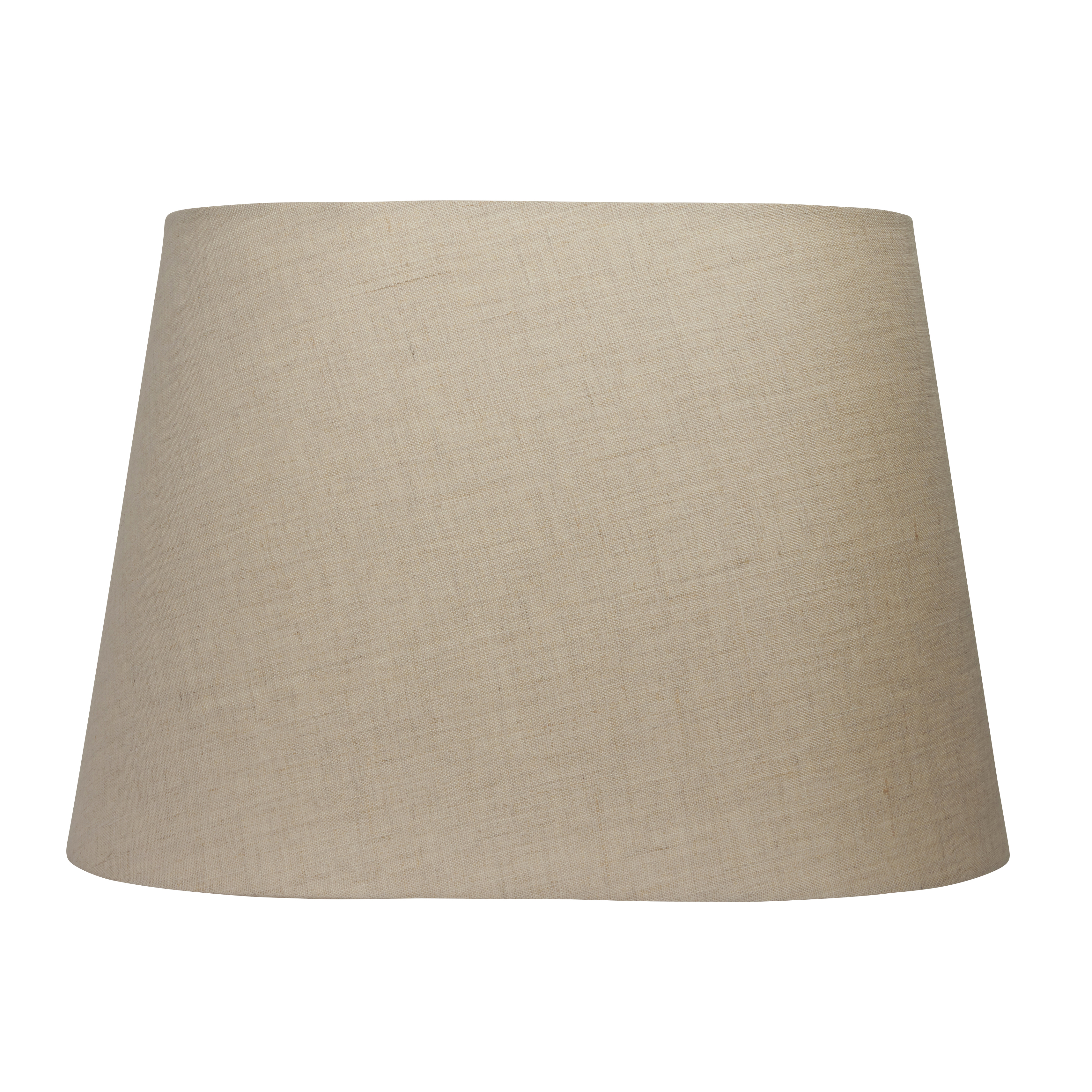 Basic Oval Lampskärm Natural 38cm