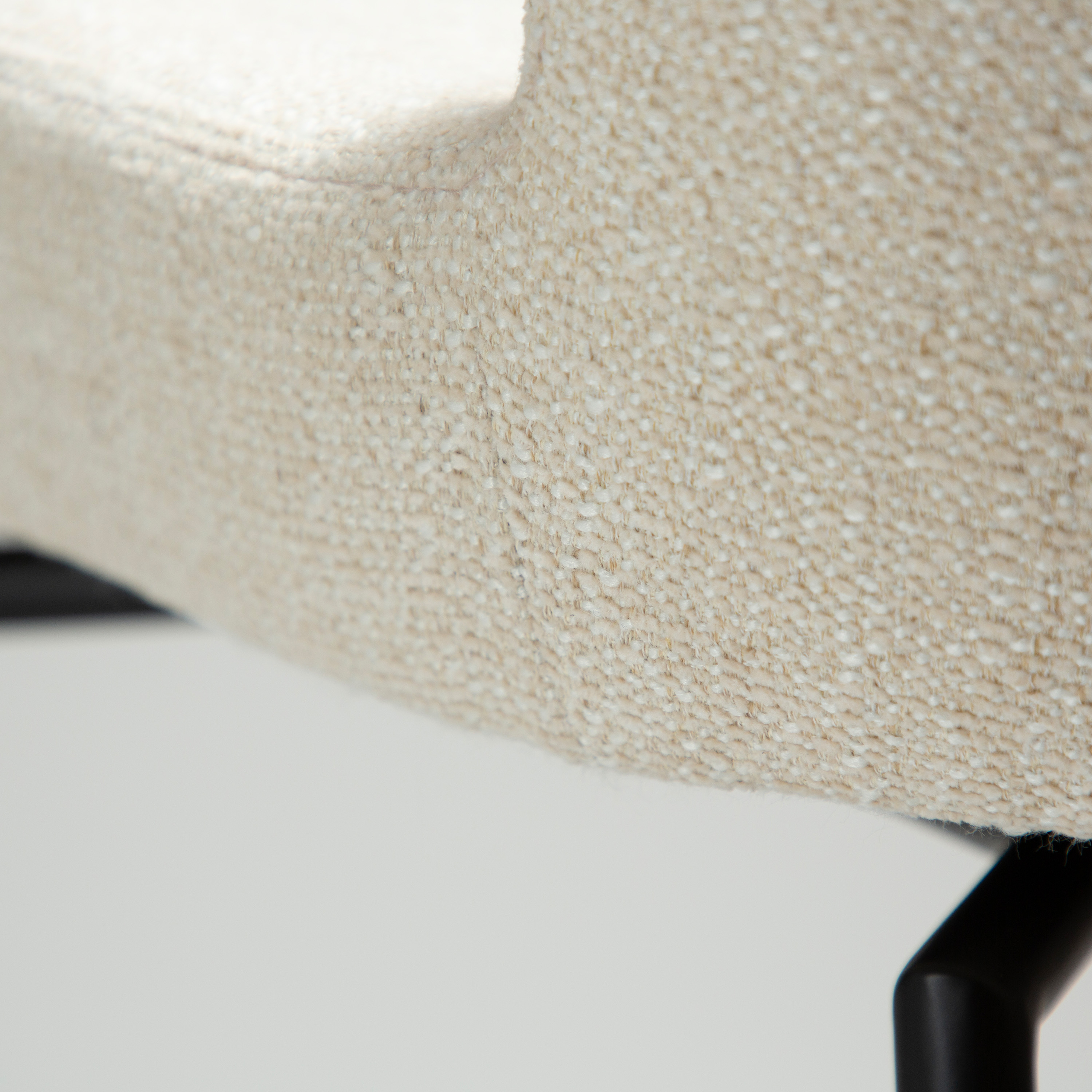 Dan Form Glam Swivel Barstol Simply Beige Bouclé