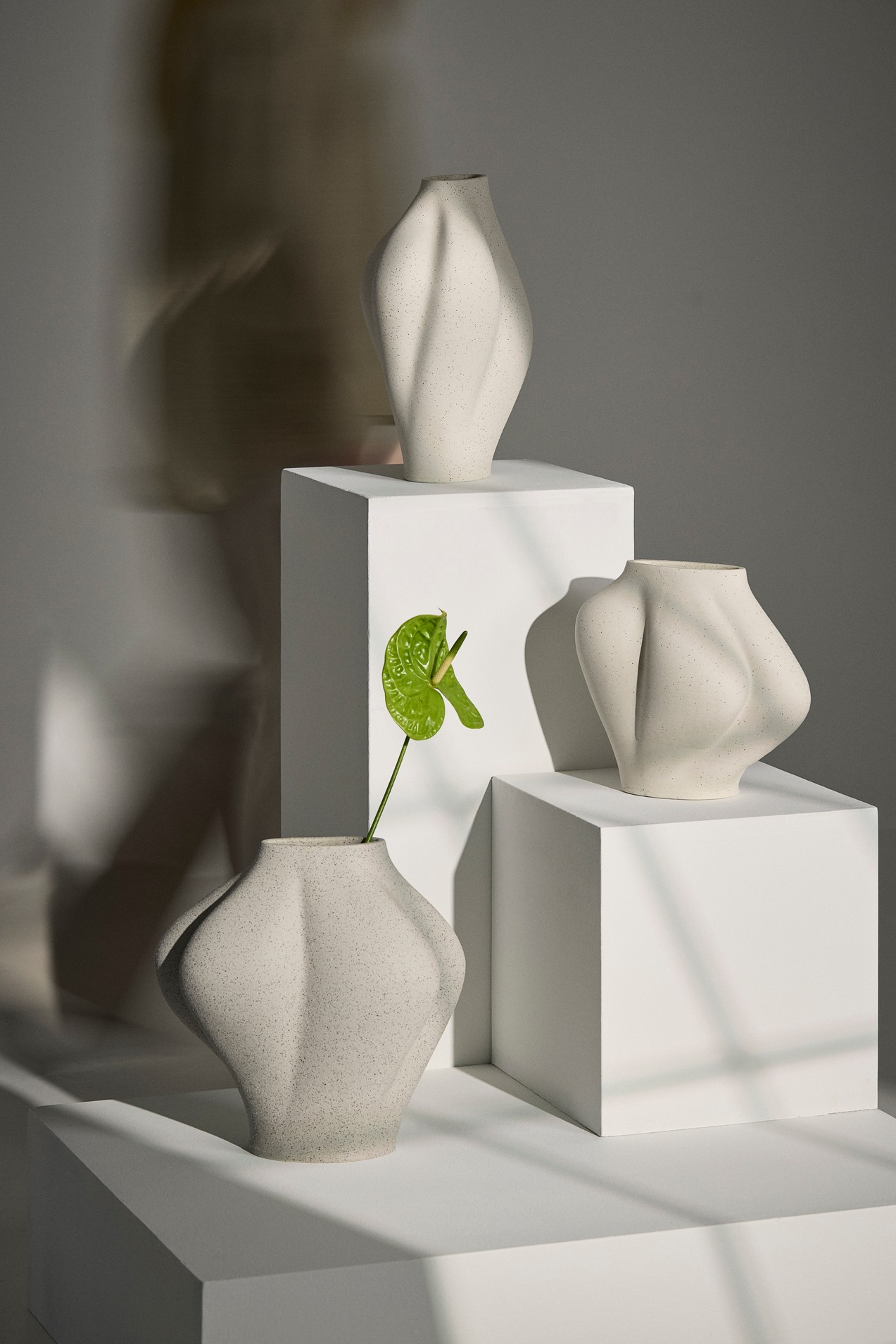 AYTM Saltare Vase Krem Wide