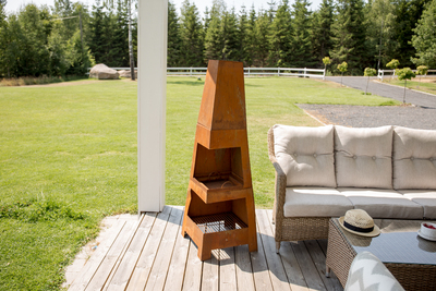 Venture Home Bastin Eldstad Orange