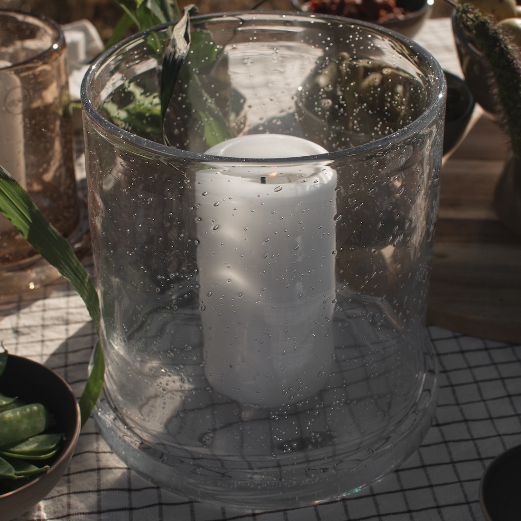 DBKD Bubble Kynttilälyhty Clear Large