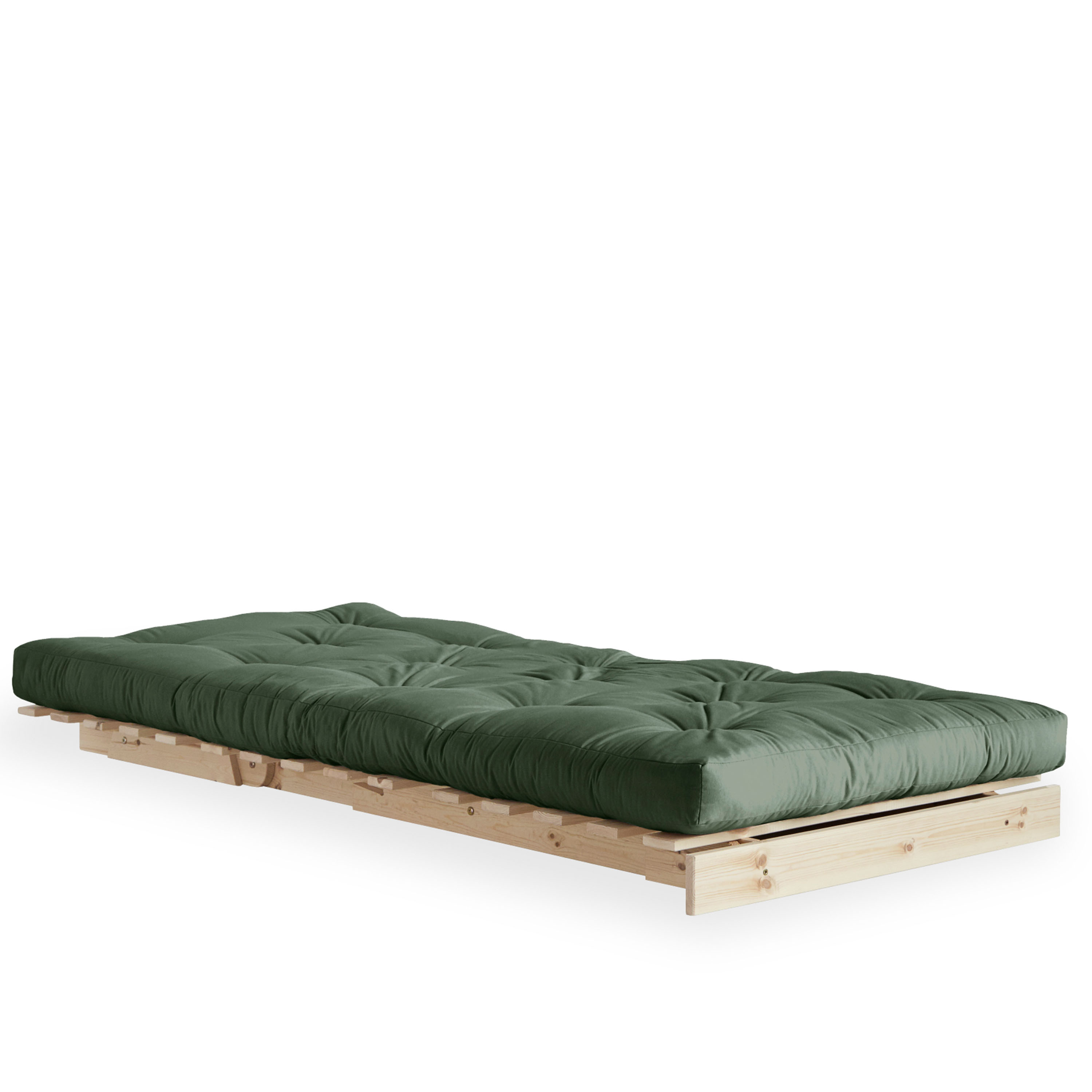 Karup Design Roots Nojatuoli Luonnollinen/Olive Green 90 cm