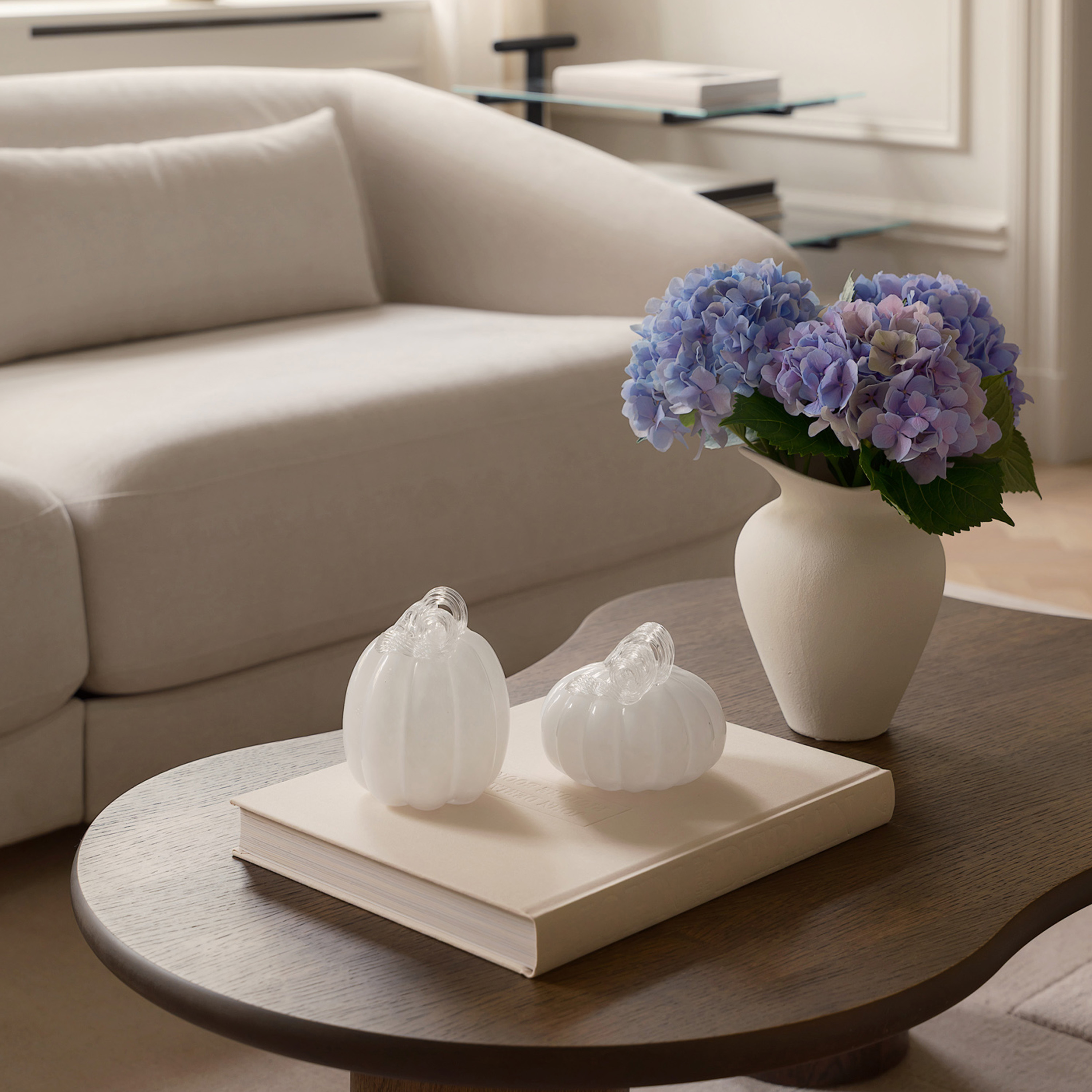 Cooee Design Pumpkin Dekoration White 14cm