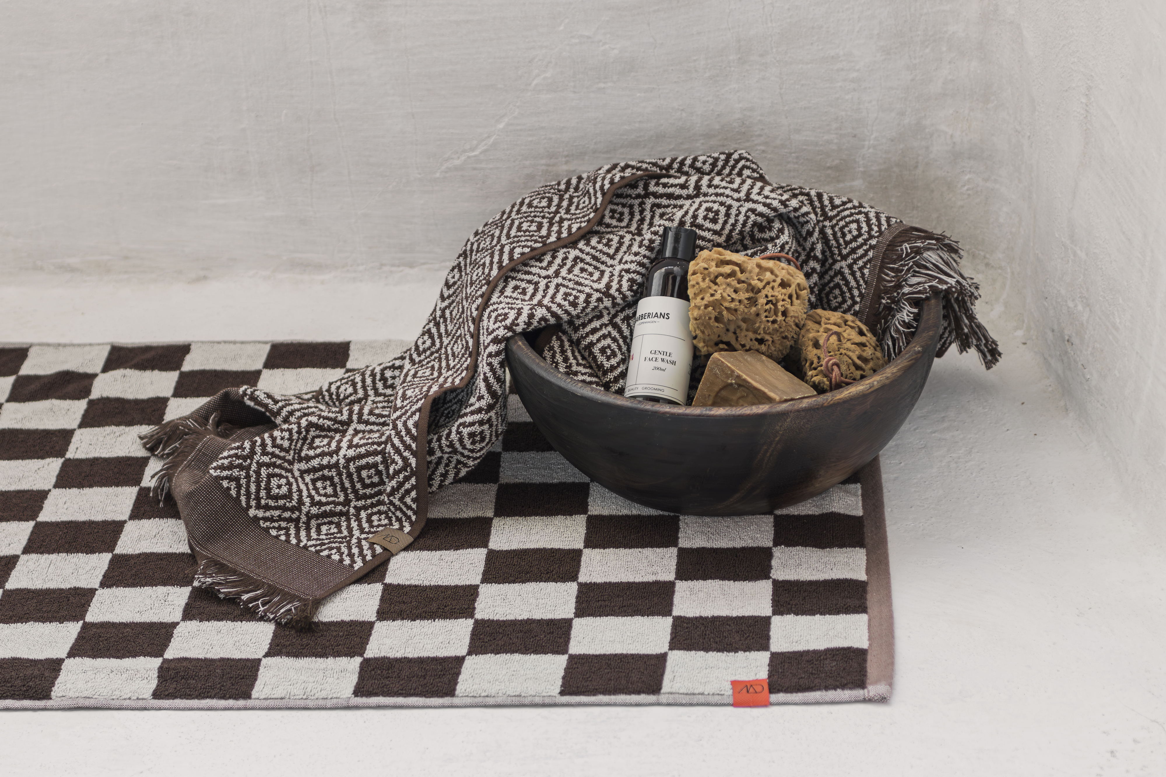 Mette Ditmer Retro Badvorleger Chocolate 50x80