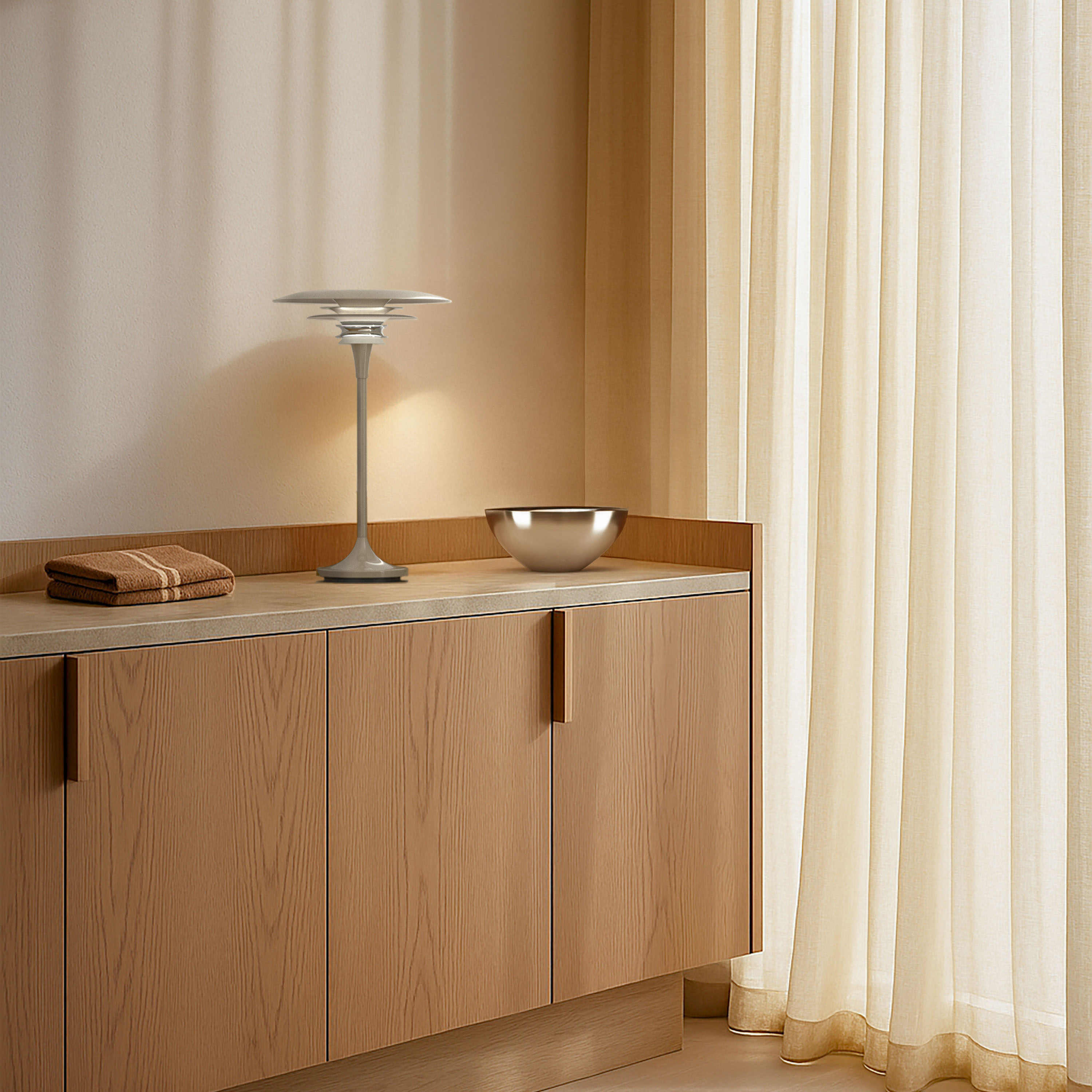 Belid Diablo Bordslampa Soft greige Ø30