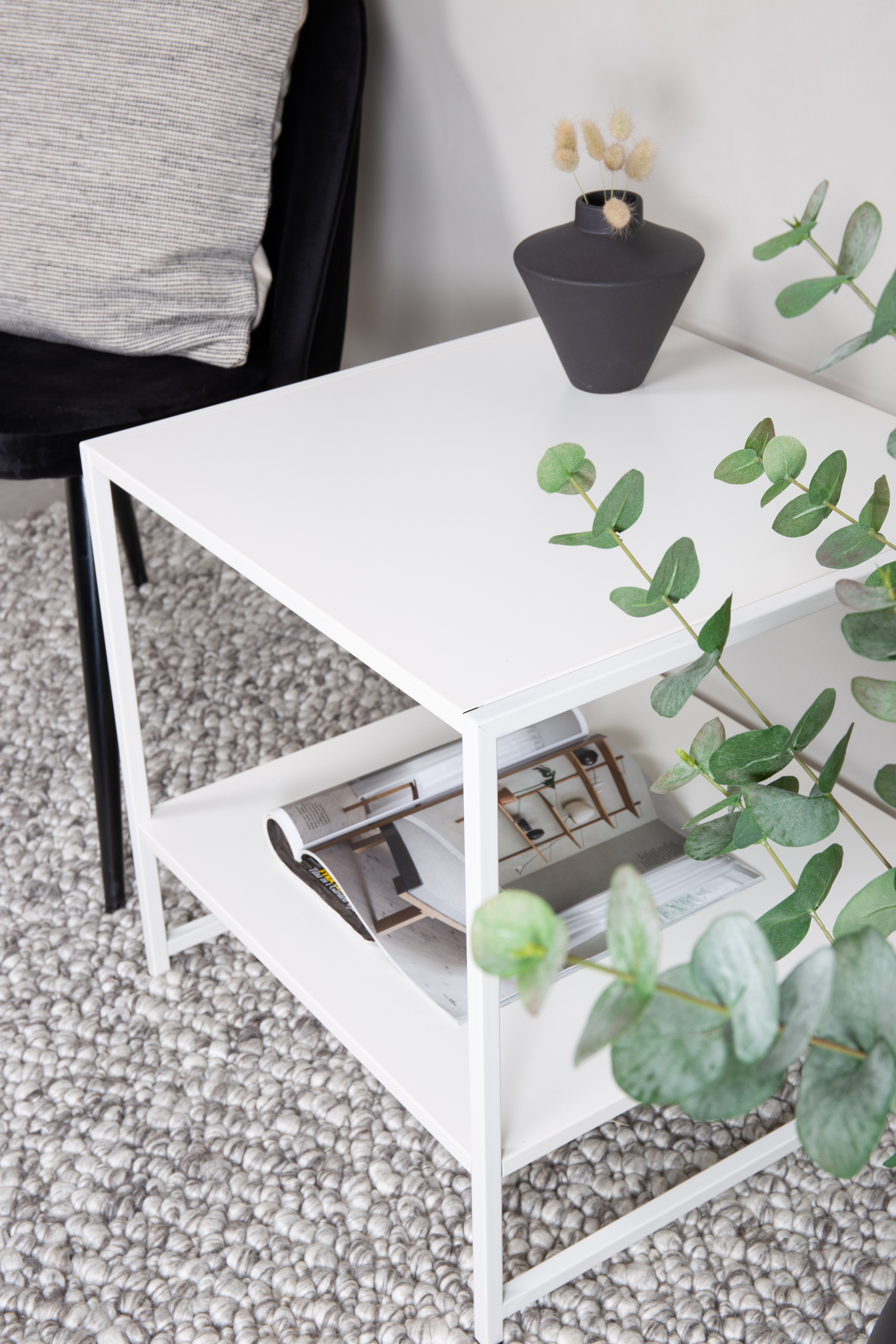 Venture Home Evin Sidobord Vit 51cm