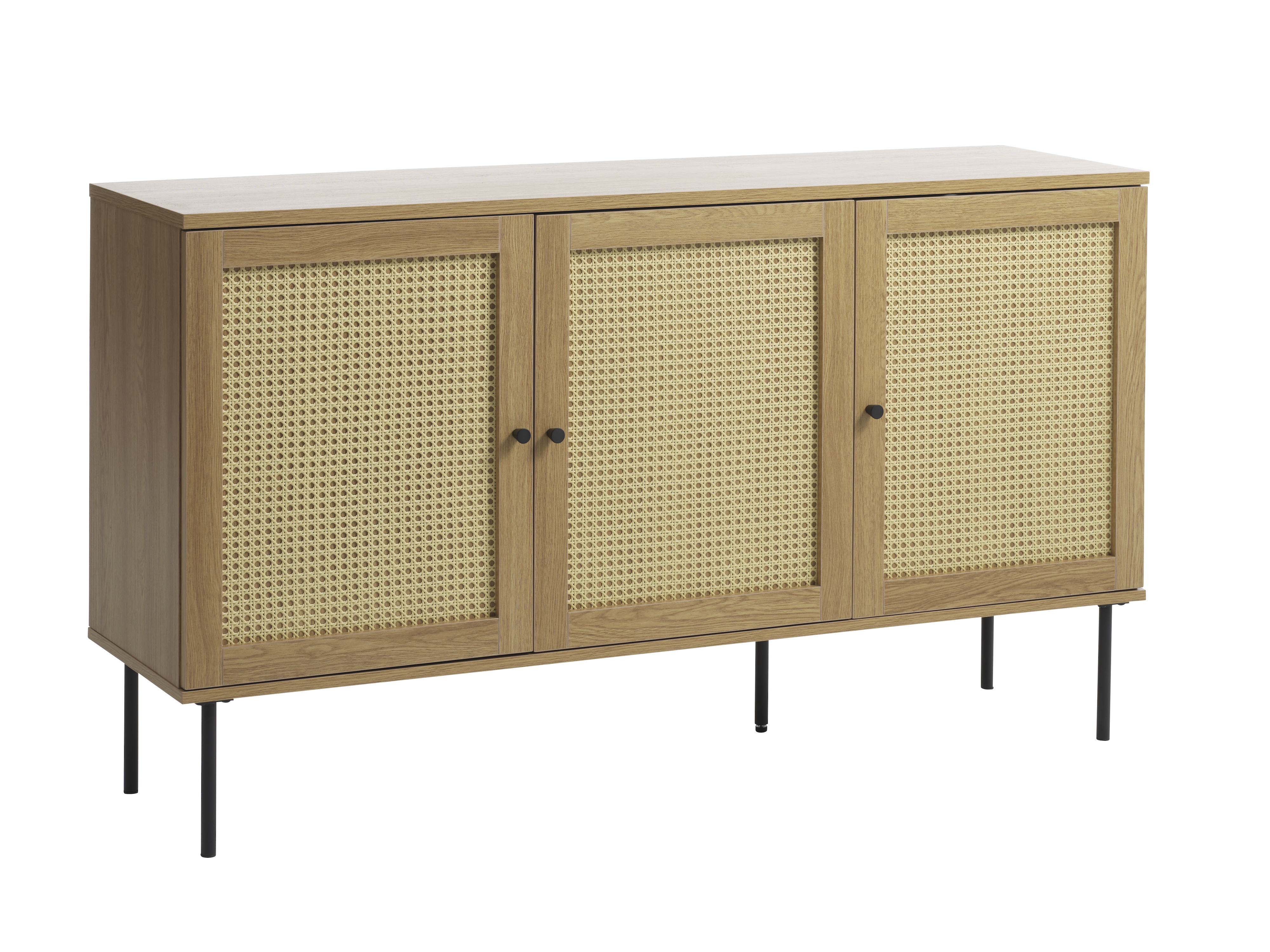 Nordic Home - Elin Sideboard Eik Natural 140cm - Holz  - Sideboards & skjenker