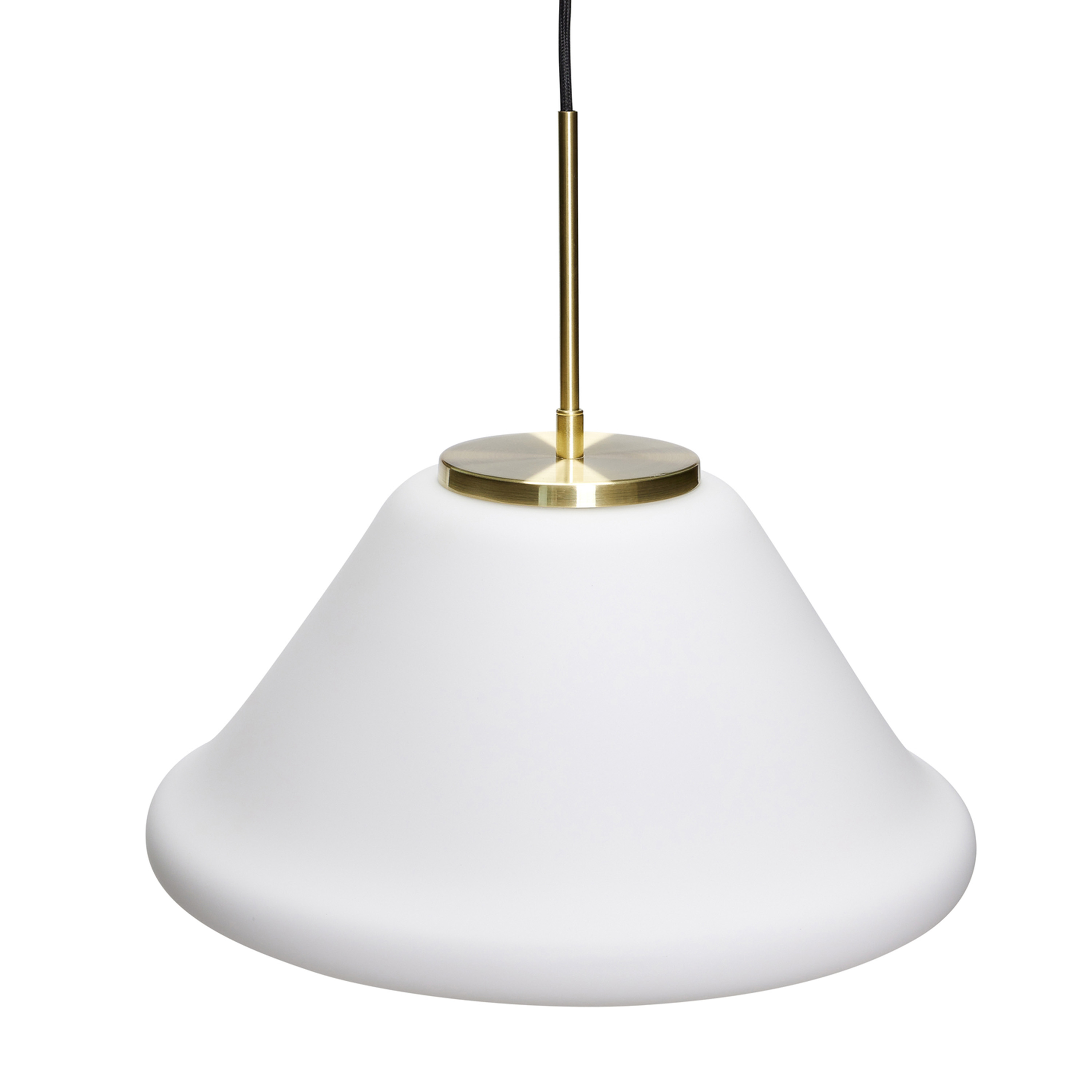 Hübsch Muse Riippuvalaisin Triangular White Ø40