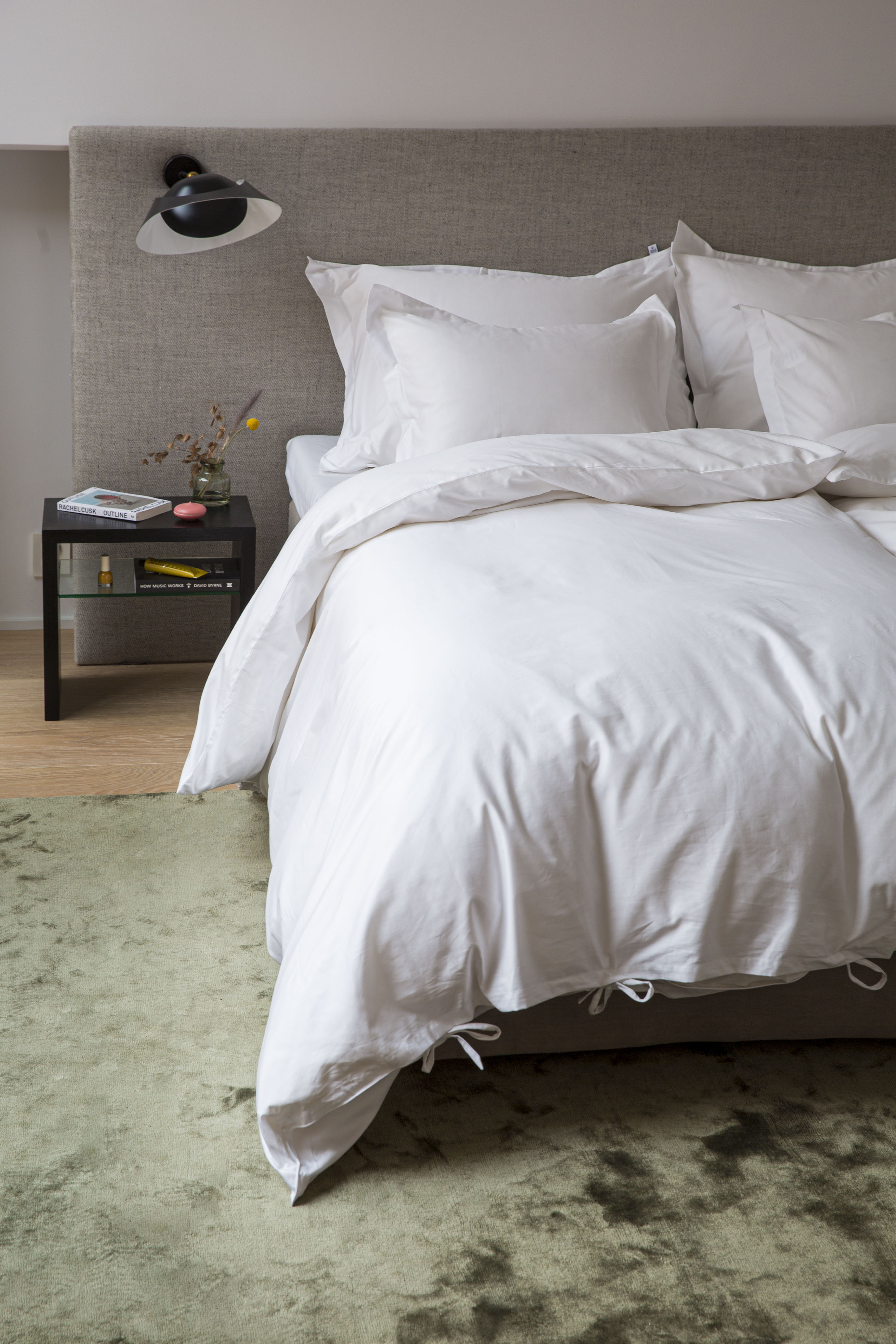 Mille Notti Satina Påslakan EKO Vit Dubbel