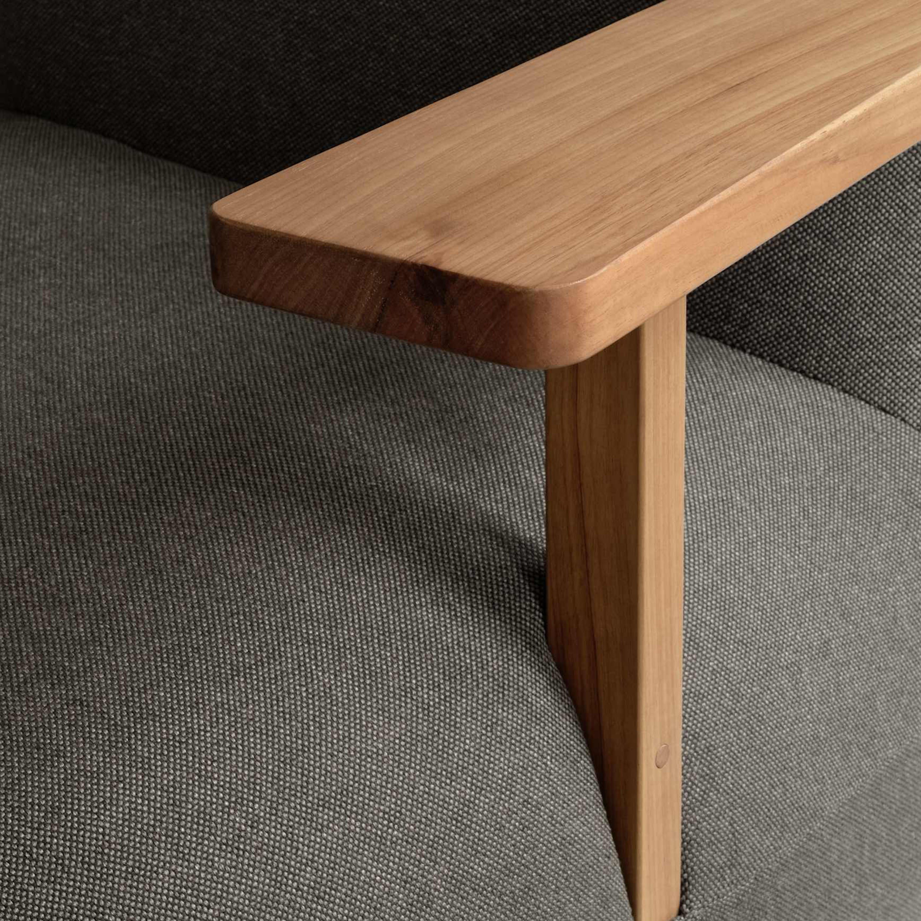101 Copenhagen Toe Soffa Teak/Stone Gray